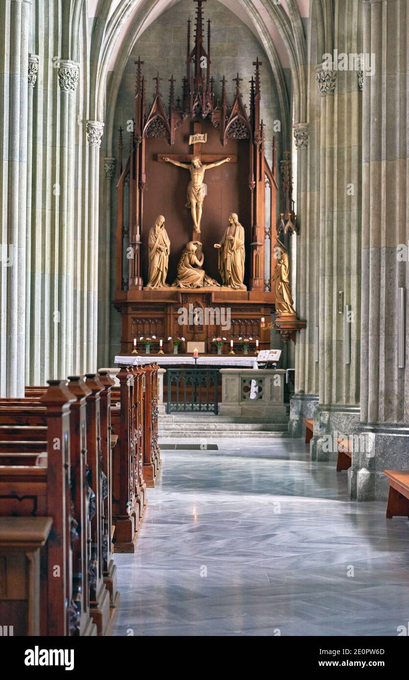 Altar in Admont Abtei Kathedrale, Österreich Stockfoto