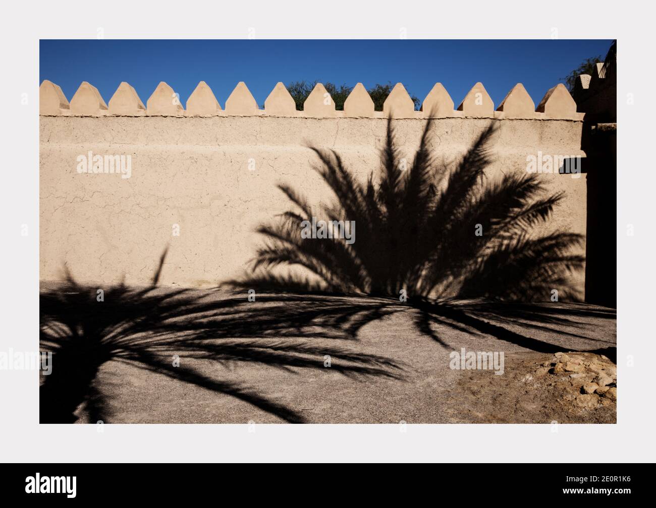 Bild aus Al Jahili Fort Stockfoto