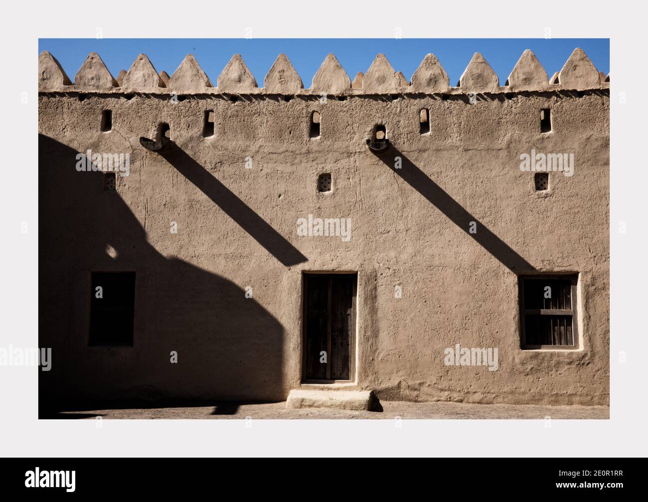 Bild aus Al Jahili Fort Stockfoto