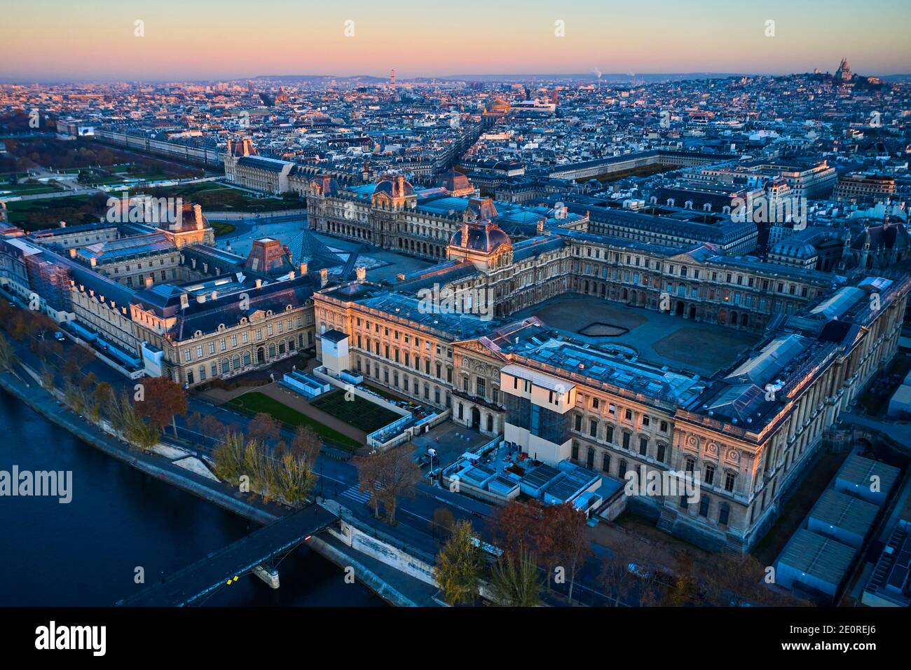 Frankreich, Paris (75), UNESCO-Weltkulturerbe, Louvre und seine Stockfoto