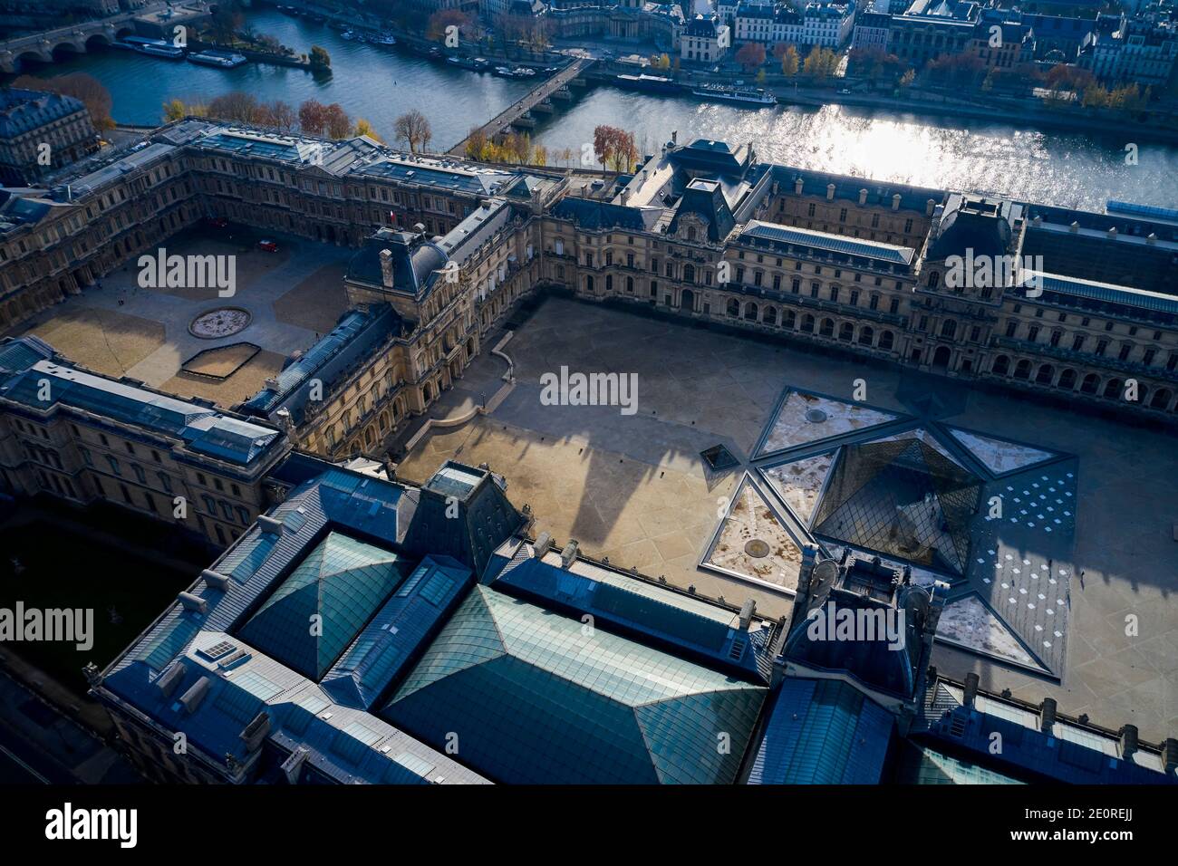 Frankreich, Paris (75), von der UNESCO zum Weltkulturerbe ernannte Gebiet, der Louvre Stockfoto