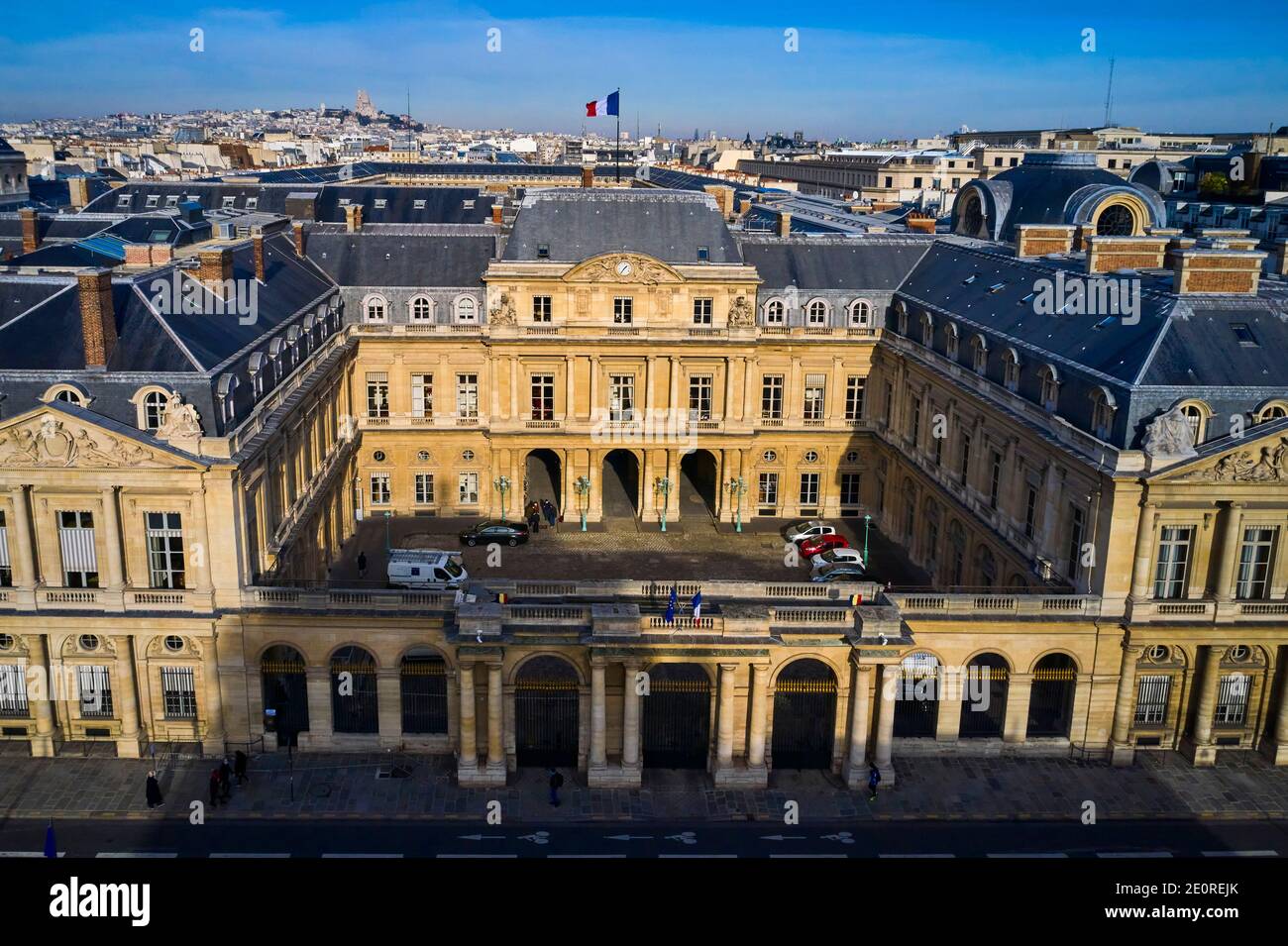 Frankreich, Paris (75), Place du Palais Royal, Staatsrat Stockfoto
