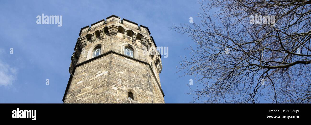 Aussichtsturm, Syburg, Dortmund, Ruhrgebiet, Nordrhein-Westfalen, Deutschland, Europa Stockfoto