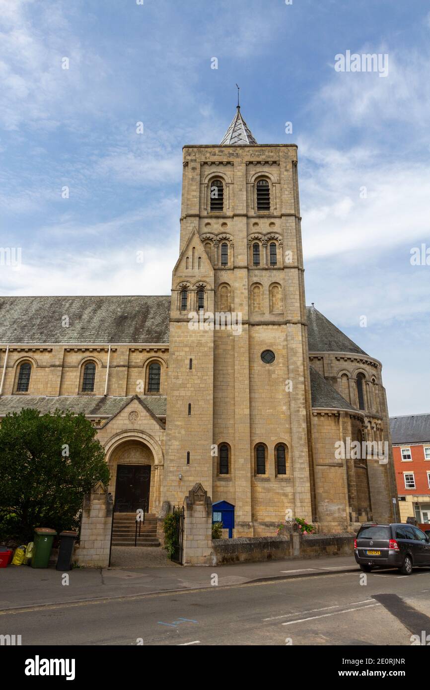 Römisch-katholische Kirche unserer Lieben Frau von Lourdes in Ashby de la Zouch, Leicestershire, Großbritannien. Stockfoto