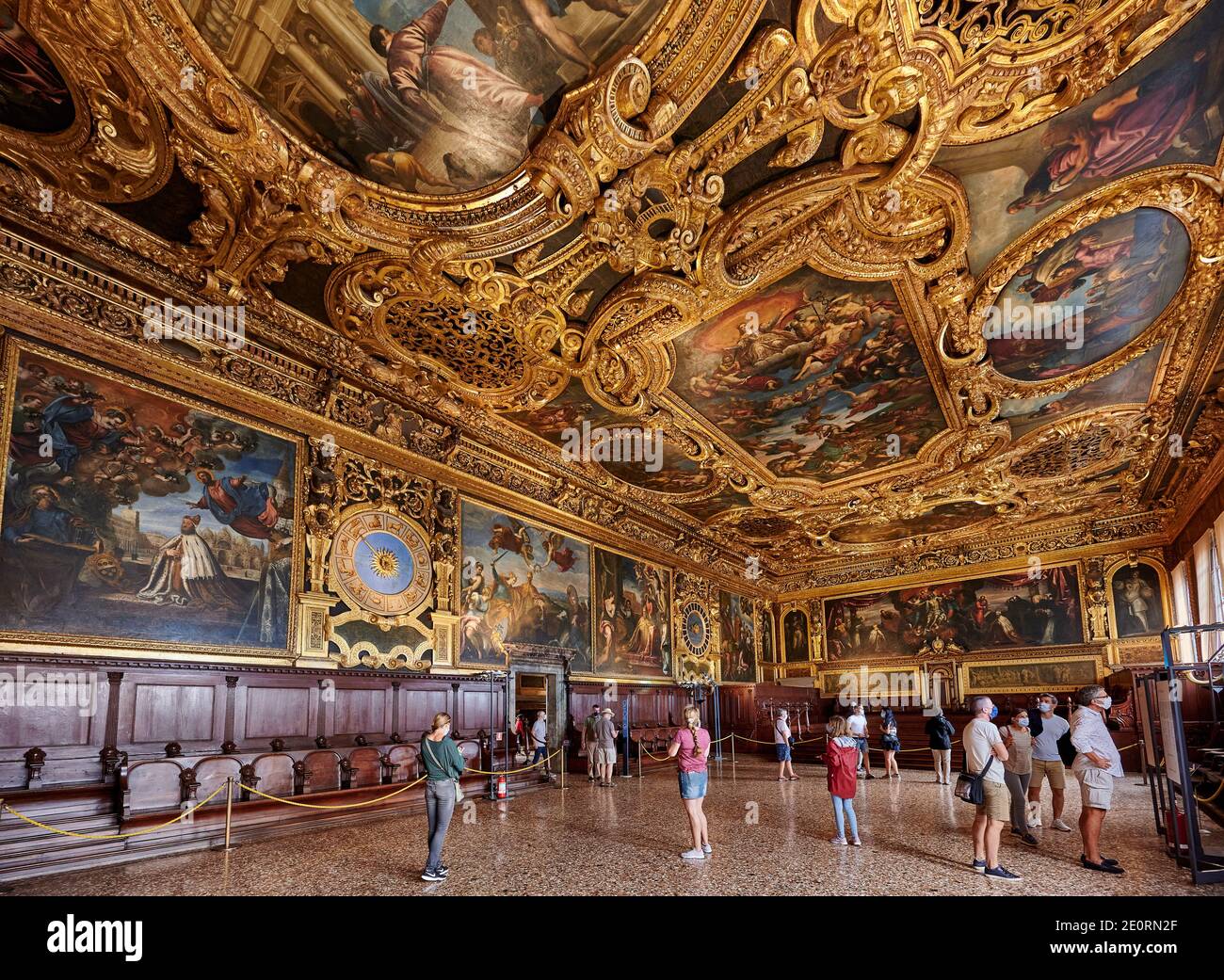 Welcher Maler Hat Im Palazzo Ducale Dogenpalast Das Deckenfries Gemalt Deckenfresko im dogenpalast -Fotos und -Bildmaterial in hoher Auflösung