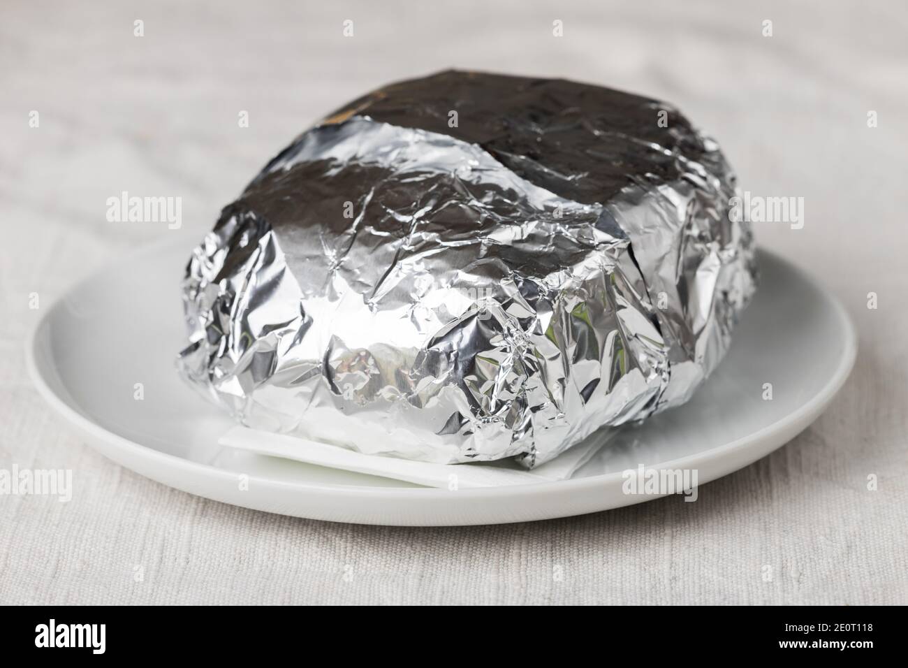 Wrapped Doener Stockfoto