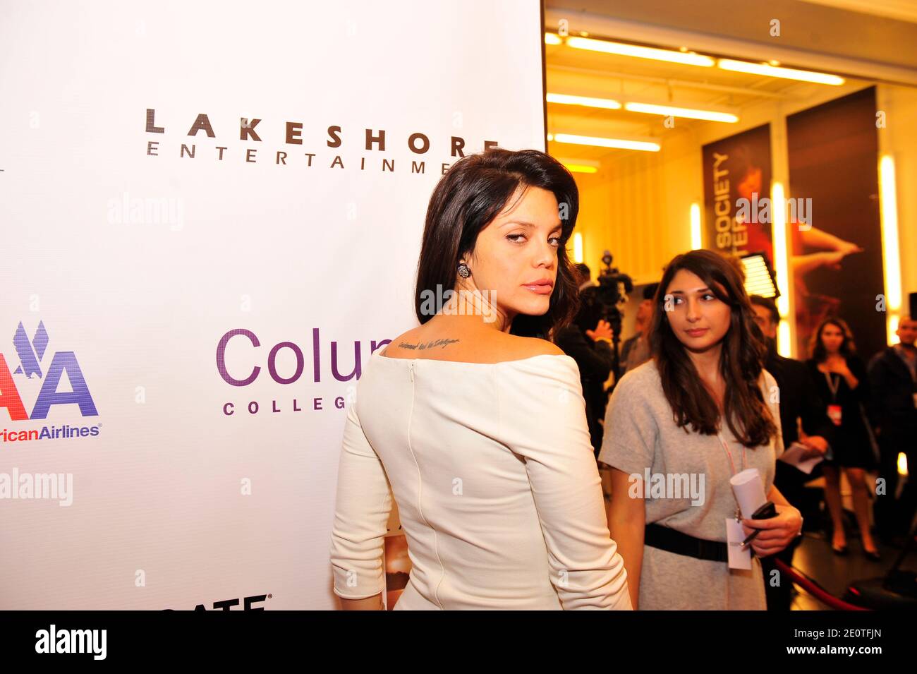 Vanessa Ferlito kommt zur Weltpremiere von "Stand Up Guys", die am 11. Oktober 2012 das 48. Chicago International Film Festival im Harris Theater in Chicago, Illinois, USA eröffnet. Foto von Cindy Barrymore/ABACAPRESS.COM Stockfoto