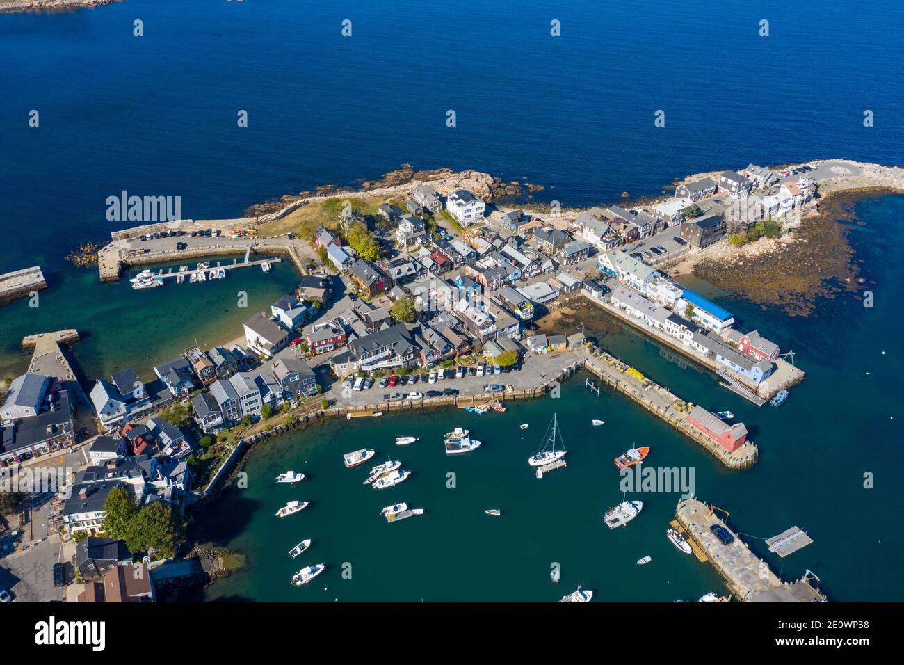 Bearskin Neck, Rockport, Massachusetts Stockfoto