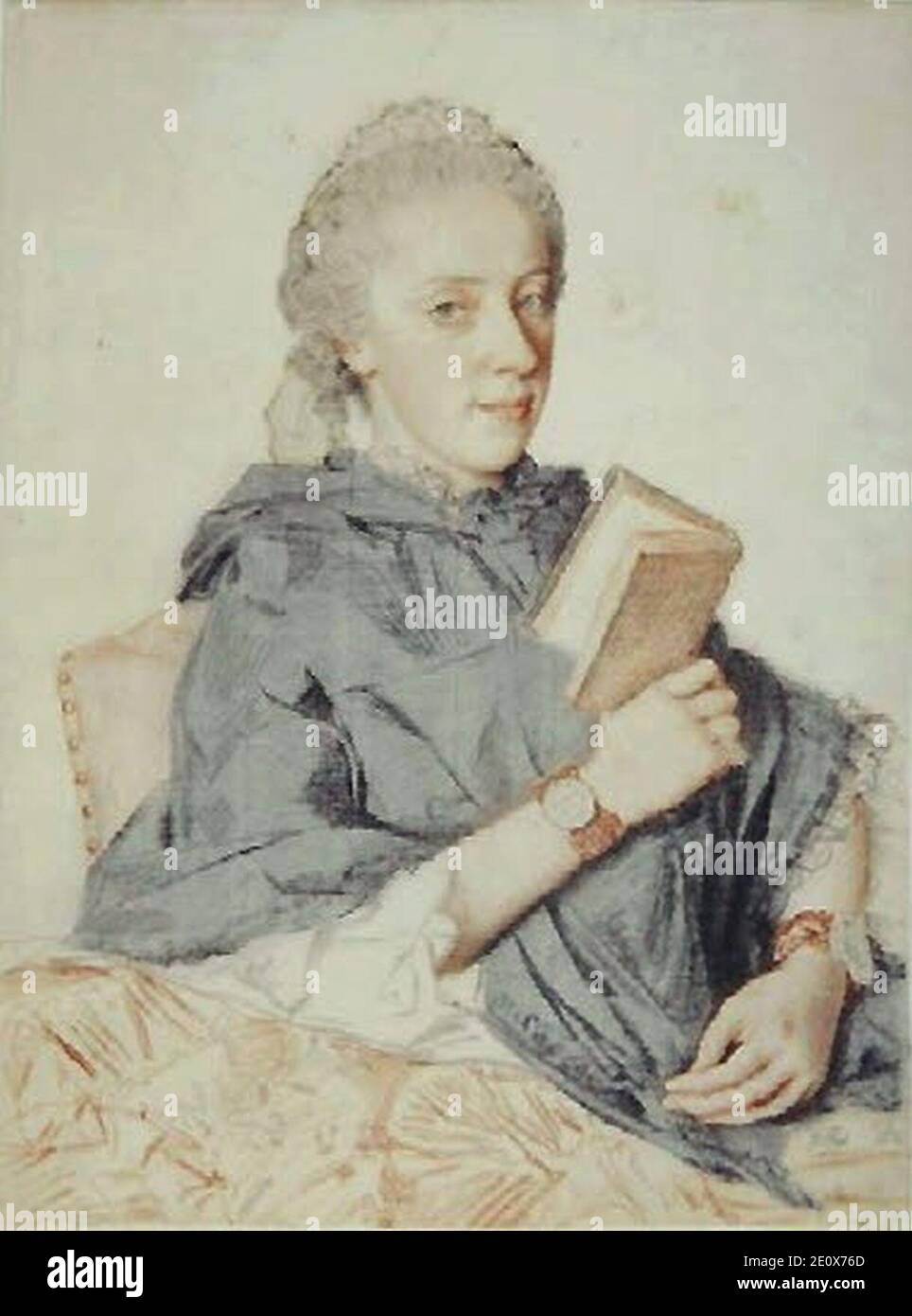 Erzherzogin Maria Anna von Österreich 1762 von Liotard . Stockfoto