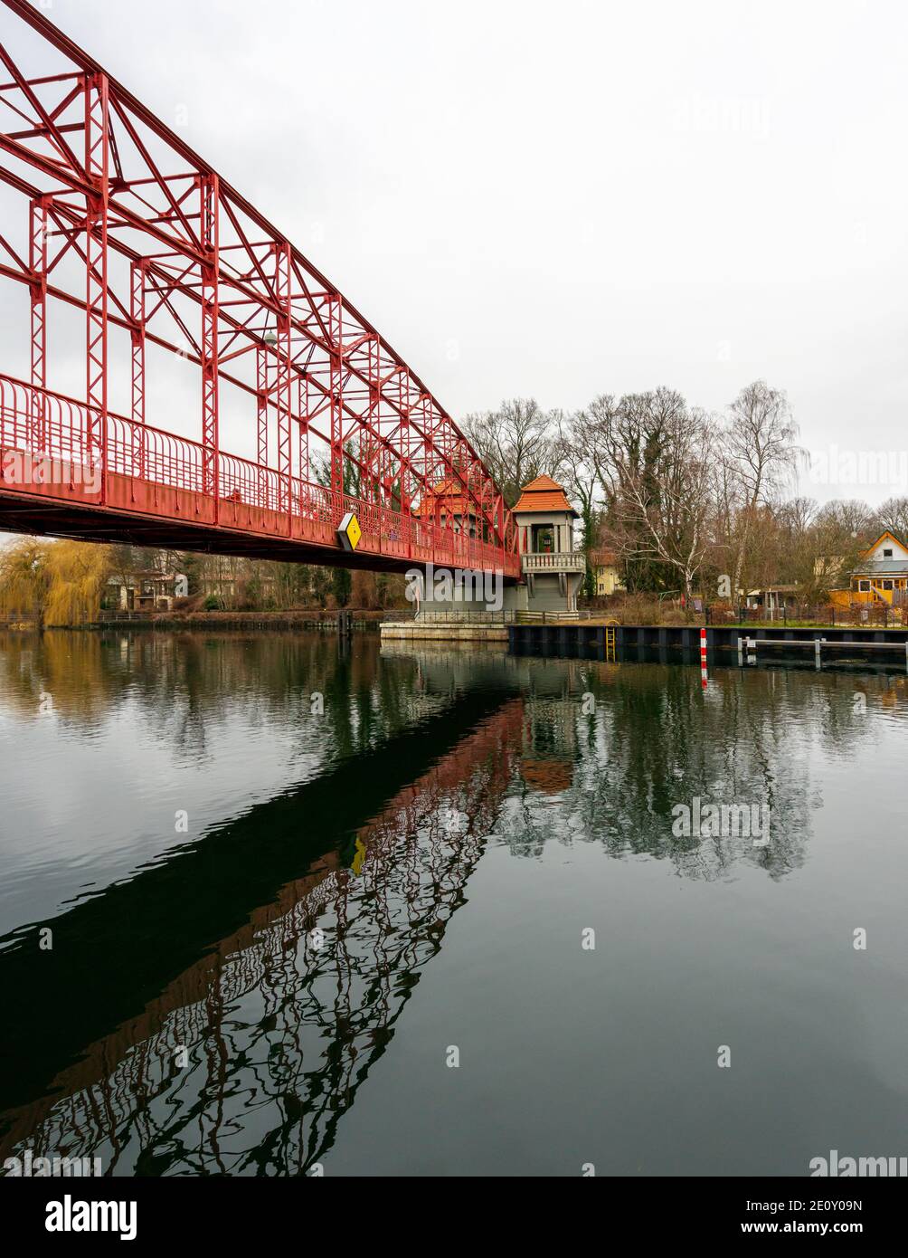 Die Sechserbrücke In Berlin Tegel, Deutschland Stockfoto