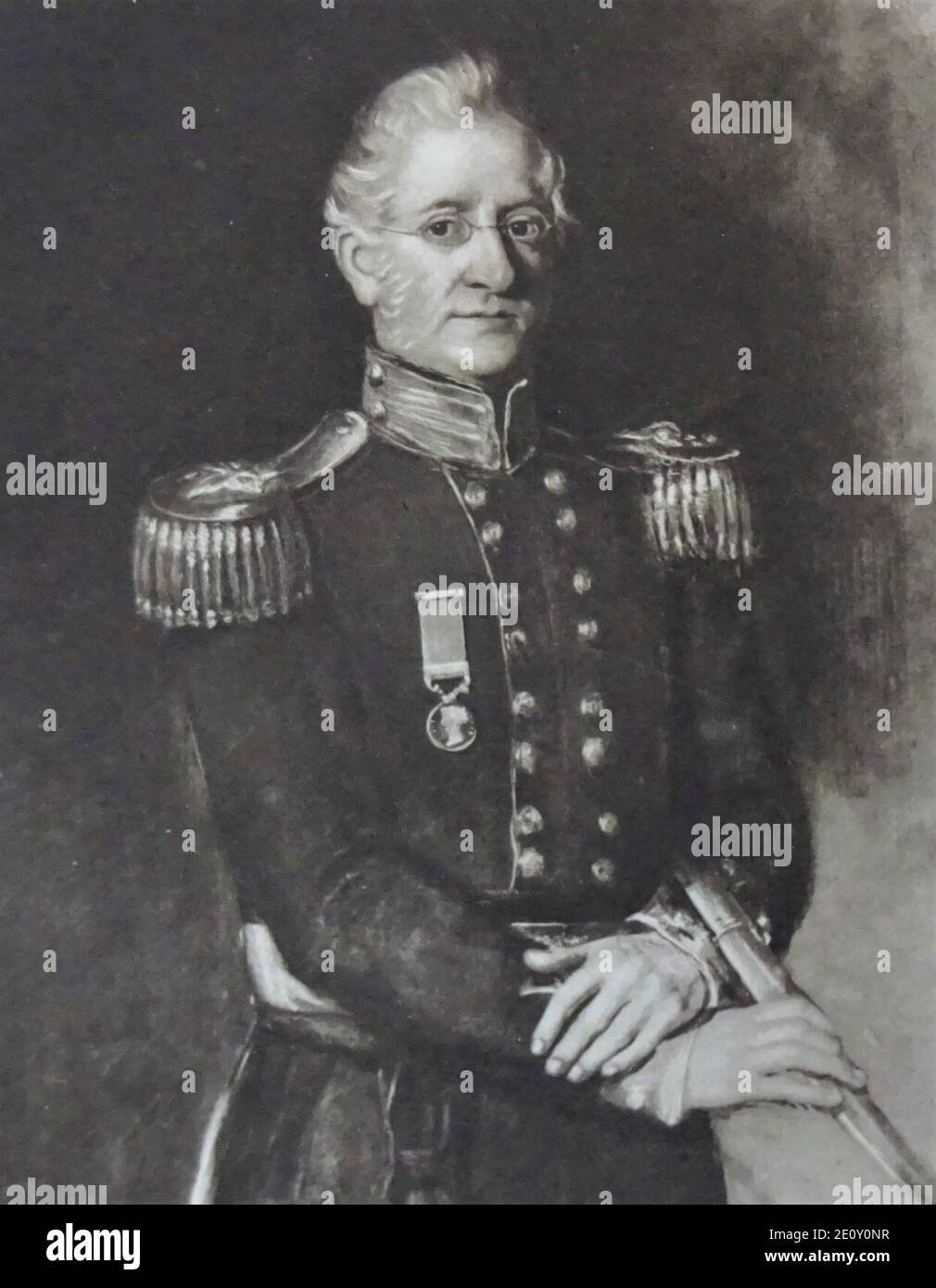 Lieut. Colonel James Glencairn Burns. Stockfoto