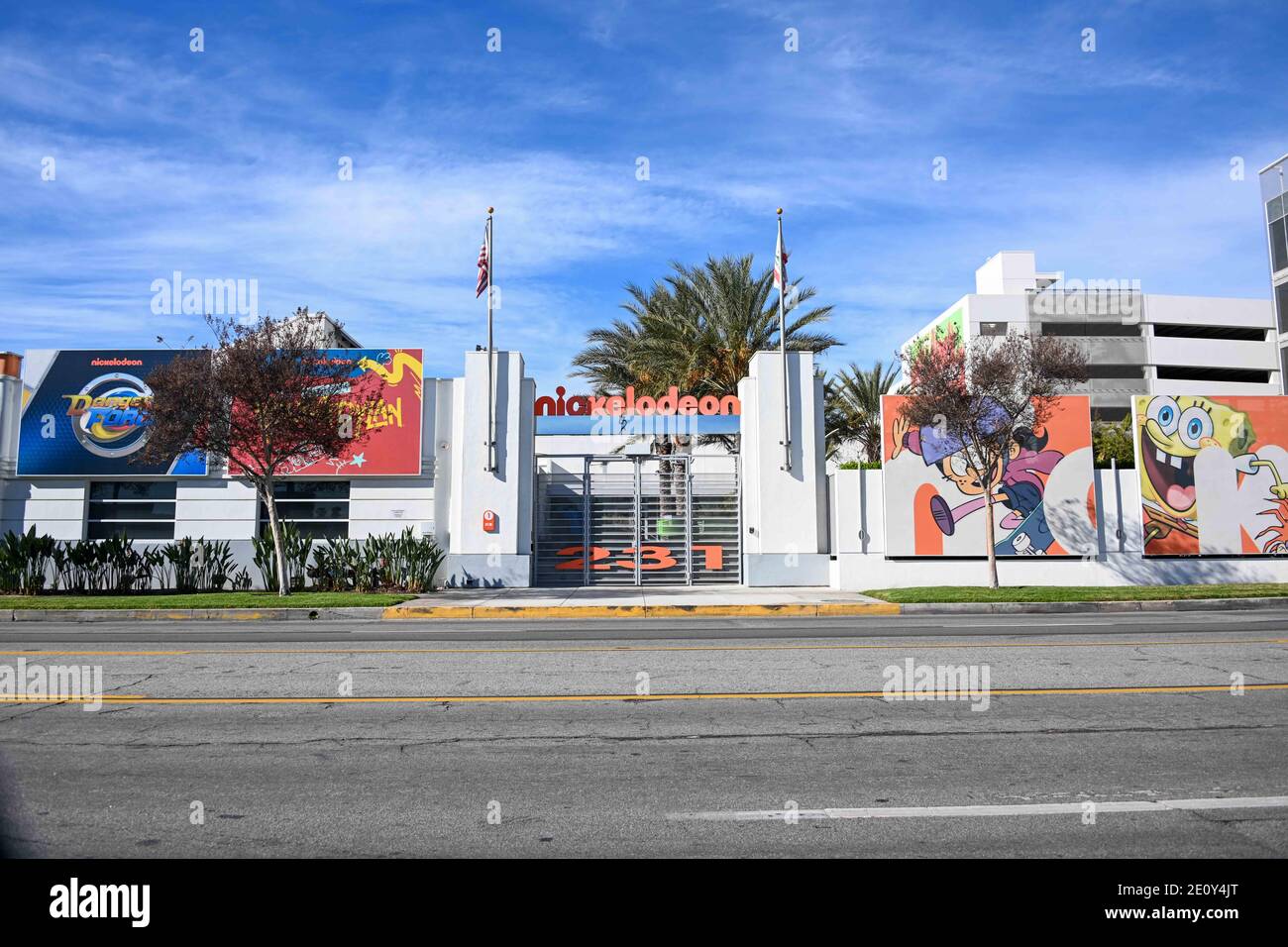 Allgemeine Gesamtansicht von Nickelodeon Animation Studio, Mittwoch, 30. Dezember 2020 in Burnak Calif. (Dylan Stewart/Image of Sport) Stockfoto