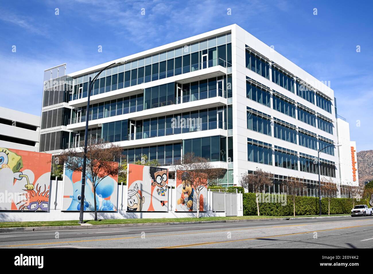 Allgemeine Gesamtansicht von Nickelodeon Animation Studio, Mittwoch, 30. Dezember 2020 in Burnak Calif. (Dylan Stewart/Image of Sport) Stockfoto