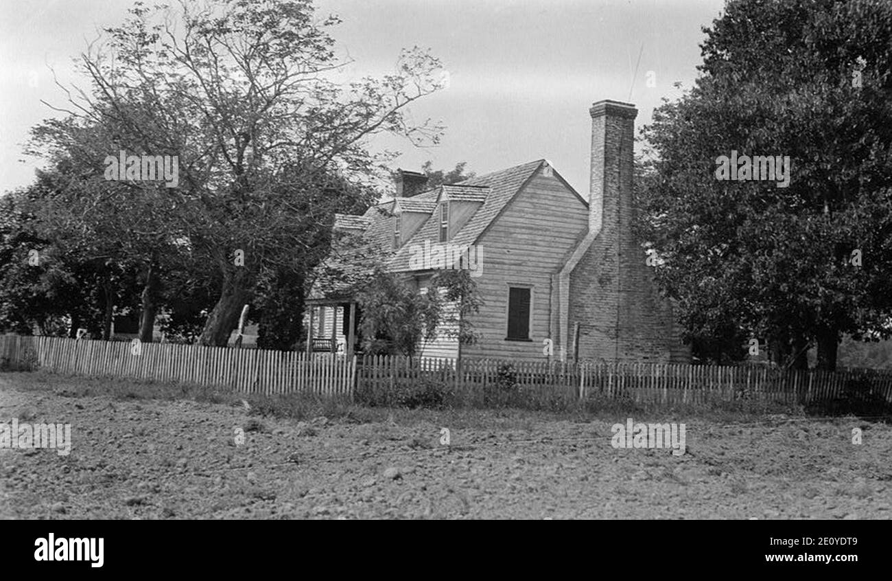 Linden Farm, Lancaster Road, Warschau Umgebung (Richmond County, Virginia). Stockfoto