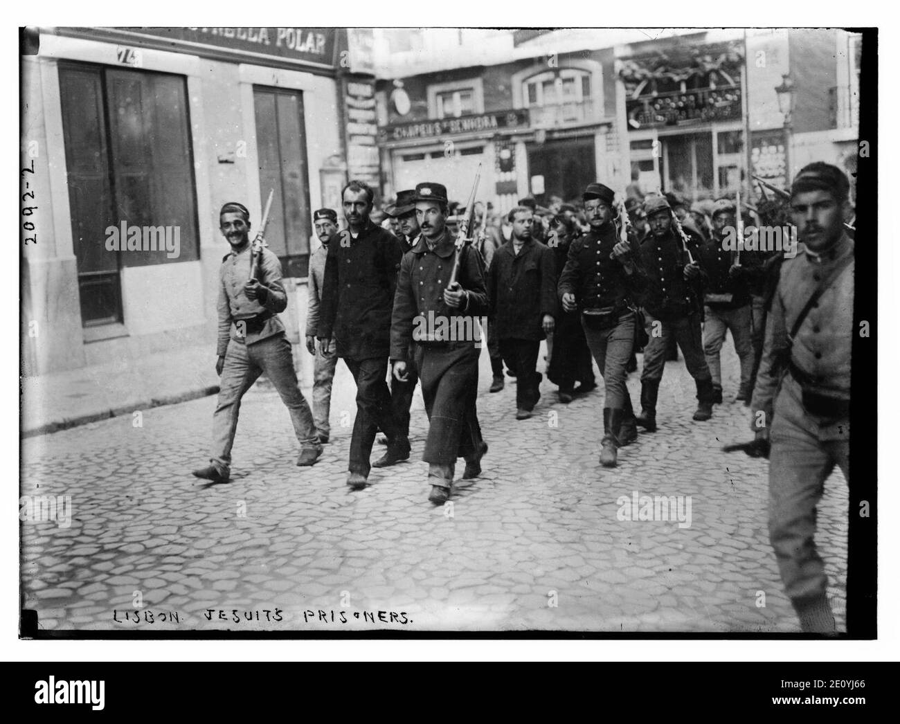 Die Gefangenen der Jesuiten in Lissabon Stockfoto