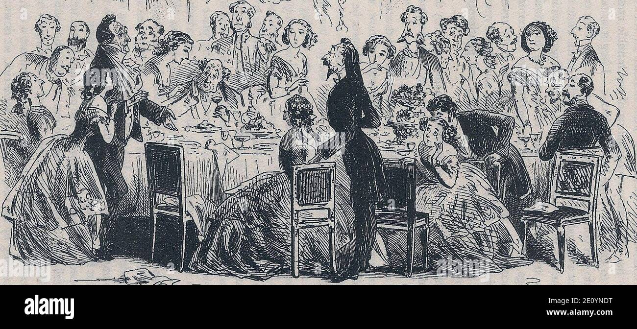 Little Dorrit, eine unerwartete After-Dinner-Rede, von Piz. Stockfoto