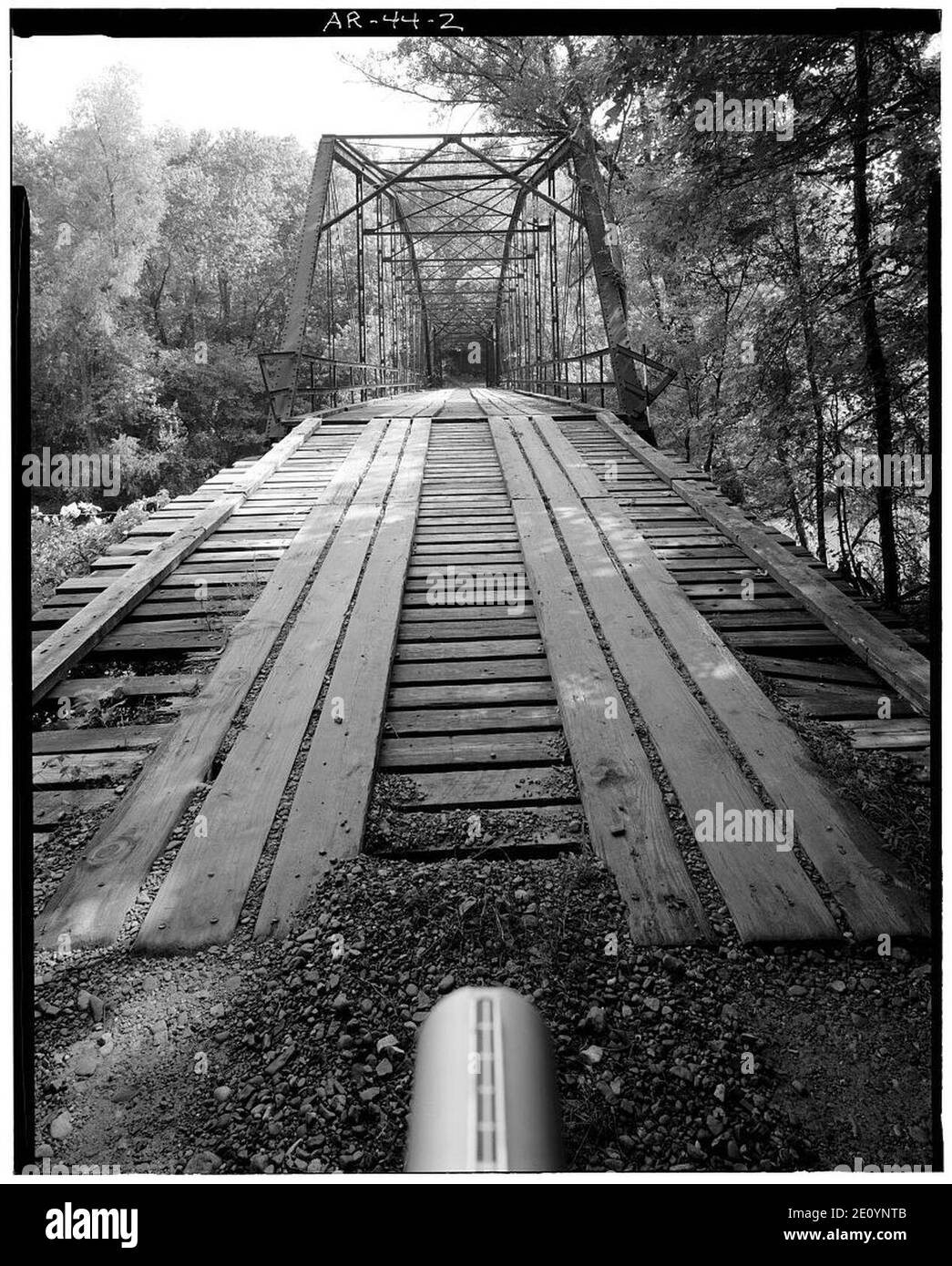 Little Missouri River Bridge, die Little Missouri River an der CR 179 (NRHP) überspannt. Stockfoto