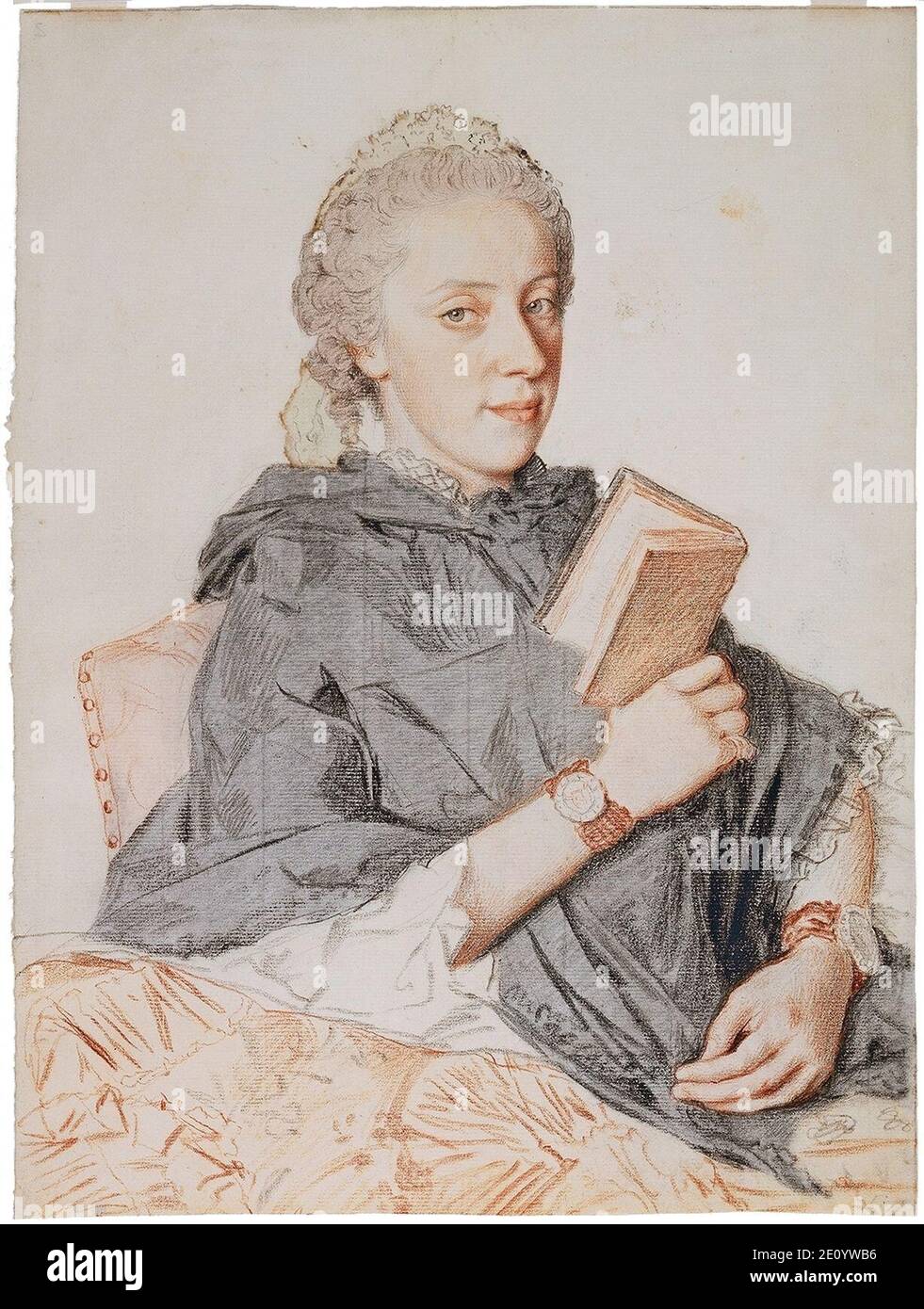 Maria Anna von Österreich 1762 von Liotard. Stockfoto