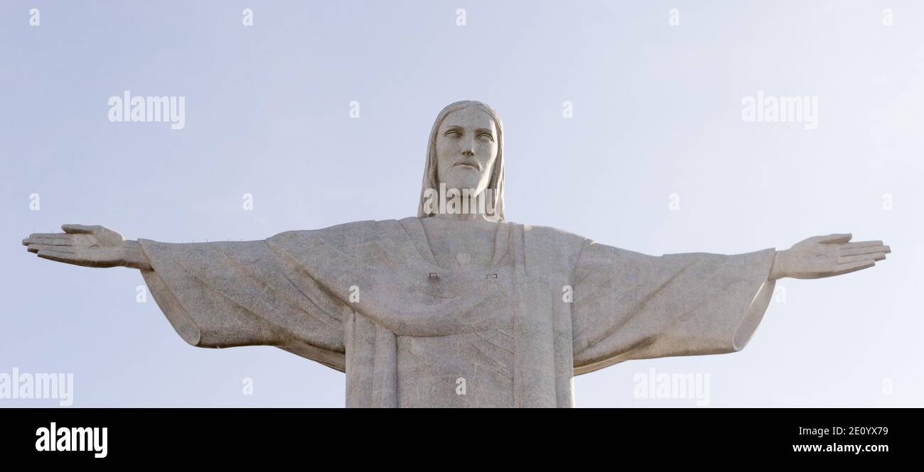 Christus der Erlöser auf dem Corcovado in der Stadt Rio de Janeiro, Brasilien Stockfoto