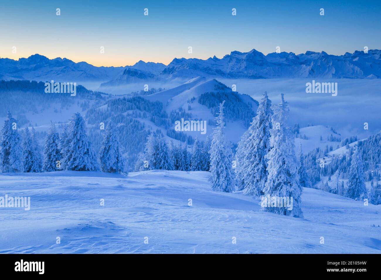 Blick von der Rigi, Schweiz, Europa Stockfoto