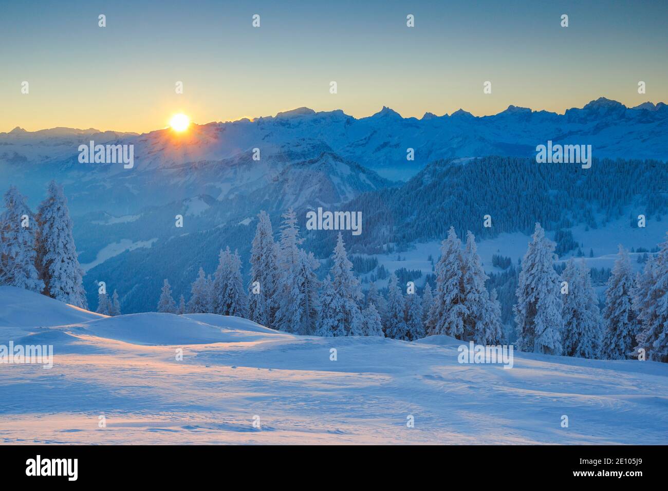 Blick von der Rigi, Schweiz, Europa Stockfoto