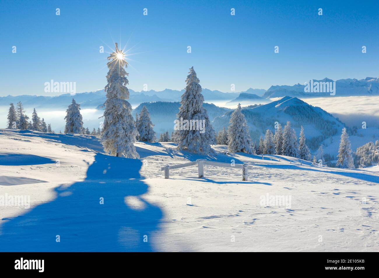 Blick von der Rigi, Schweiz, Europa Stockfoto