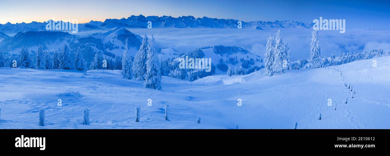 Blick von der Rigi, Schweiz, Europa Stockfoto