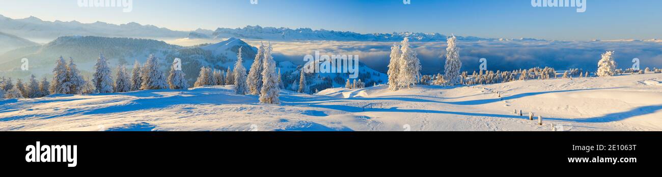 Blick von der Rigi, Schweiz, Europa Stockfoto