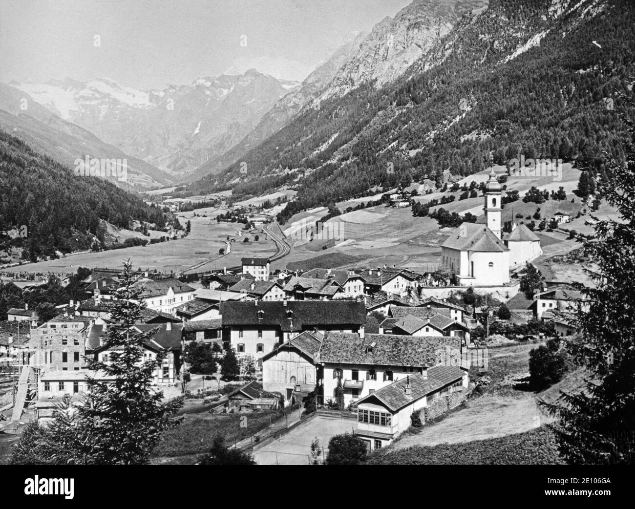 Gossensaß, historisches Foto, ca. 1920, Brenner, Südtirol, Italien, Europa Stockfoto