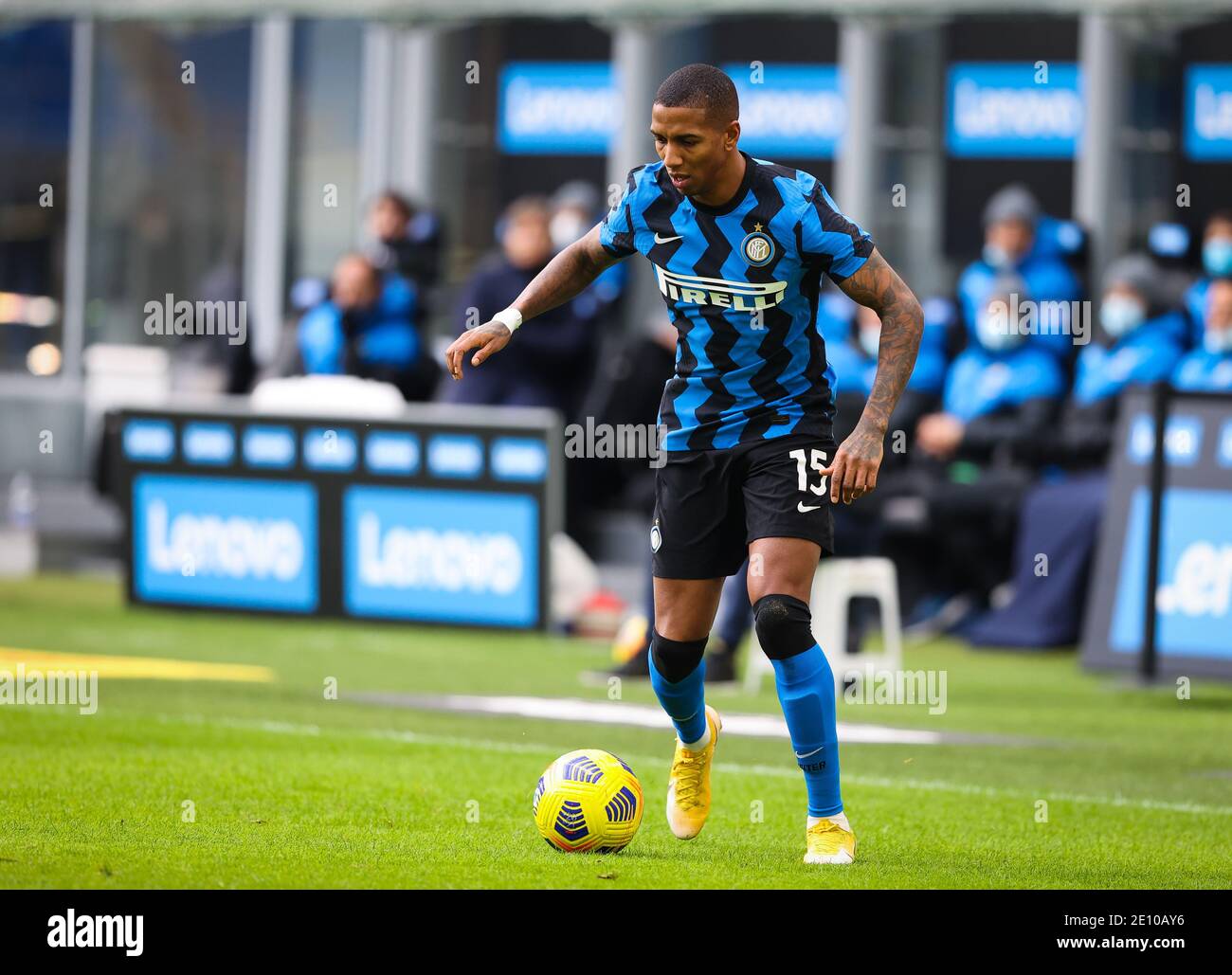 Ashley Young vom FC Internazionale während der Serie A 2020/21 Fußballspiel zwischen FC Internazionale und FC Crotone im San Siro Stadion, Mailand, Italien am 03. Januar 2021 - Foto FCI / Fabrizio Carabelli / LM Stockfoto