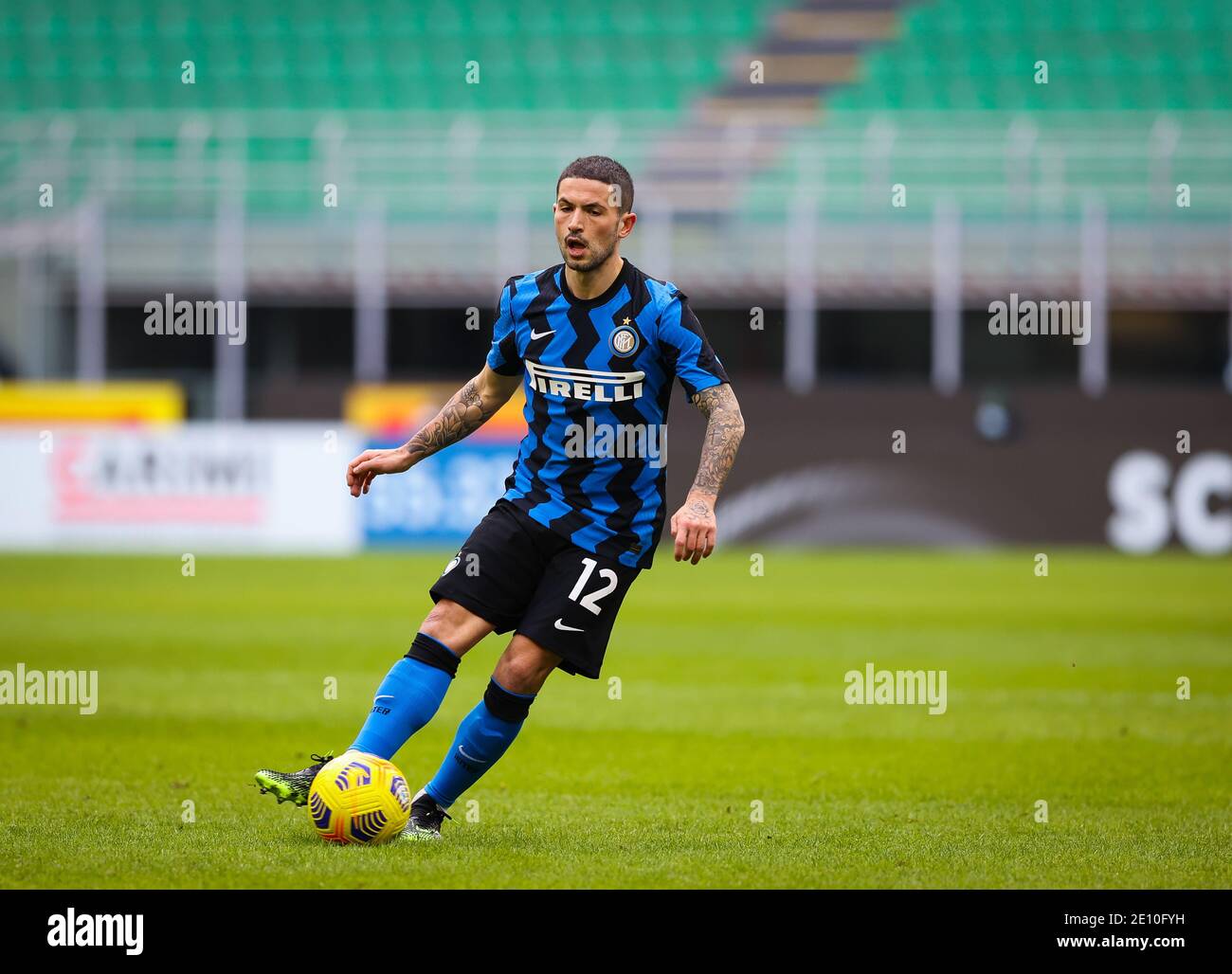 Mailand, Italien. Januar 2021. Stefano Sensi vom FC Internazionale während der Serie A 2020/21 Fußballspiel zwischen FC Internazionale und FC Crotone im San Siro Stadion, Mailand, Italien am 03. Januar 2021 - Foto FCI/Fabrizio Carabelli/LM Credit: Fabrizio Carabelli/LPS/ZUMA Wire/Alamy Live News Stockfoto