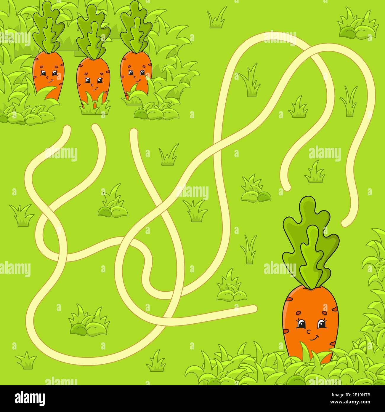 Lustige Labyrinth. Spiel für Kinder. Puzzle für Kinder. Cartoon