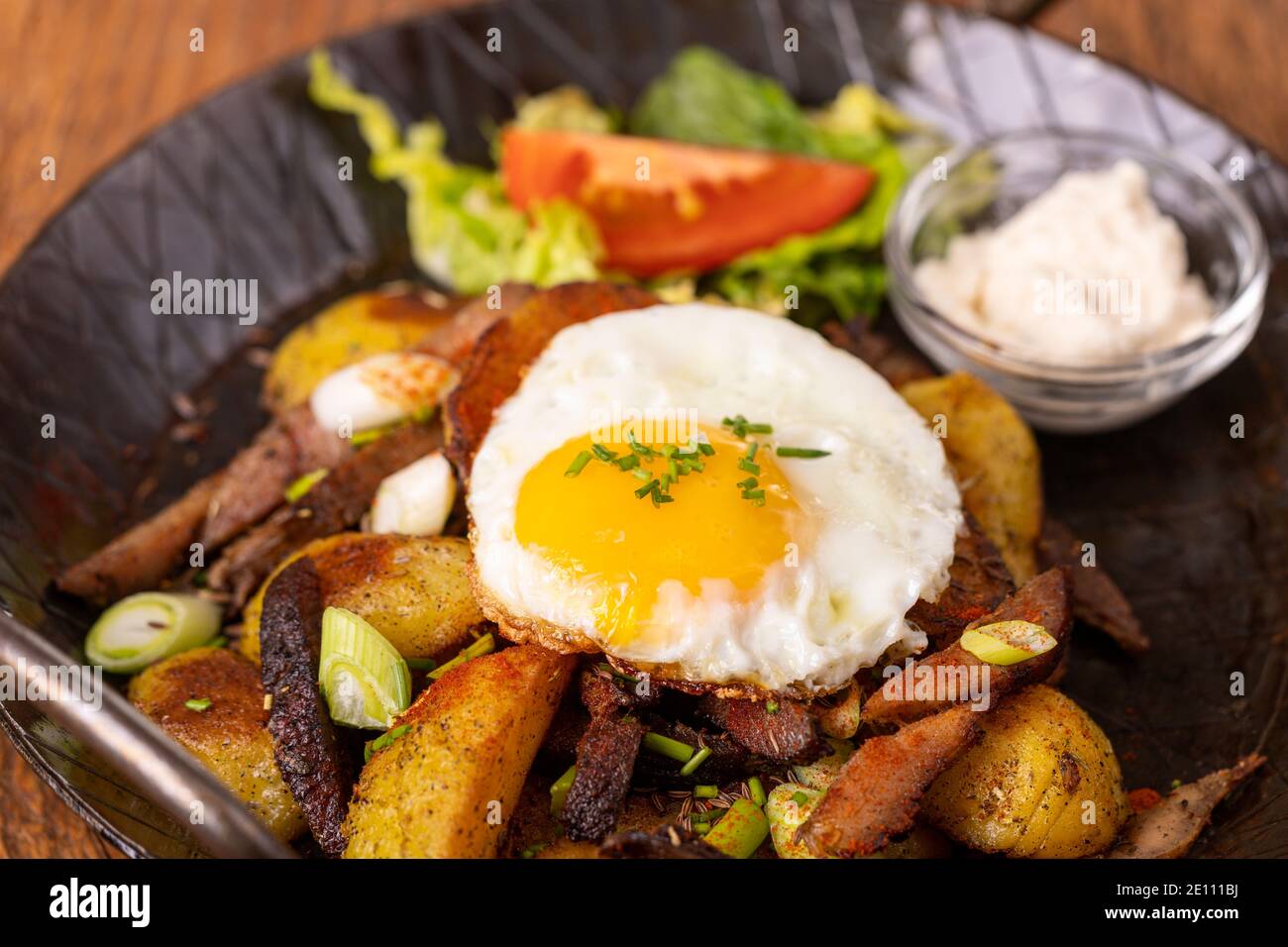 Kartoffel-Groestl Stockfotografie - Alamy
