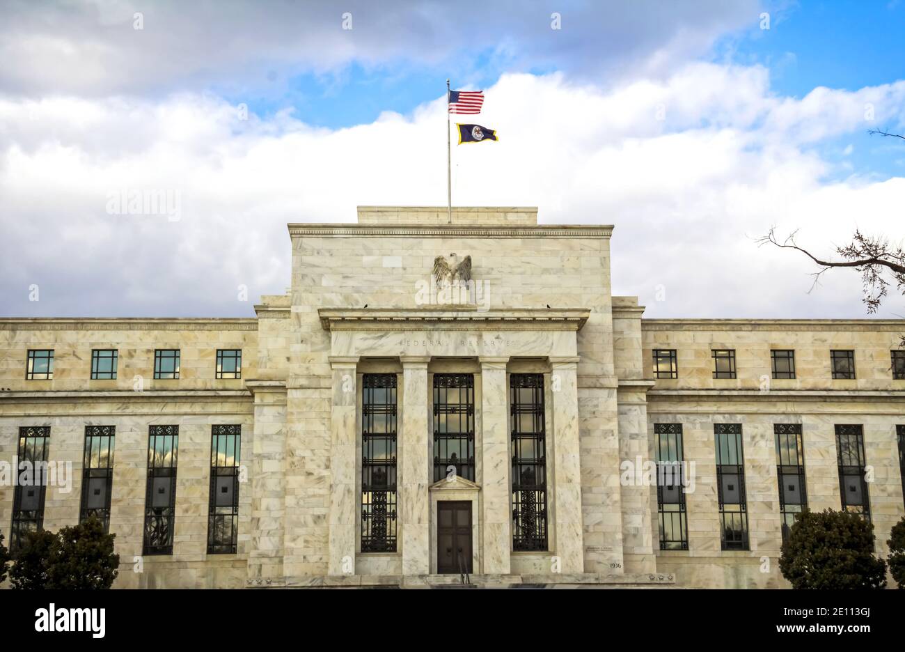 Federal Reserve Building in Washington DC, Vereinigte Staaten Stockfoto