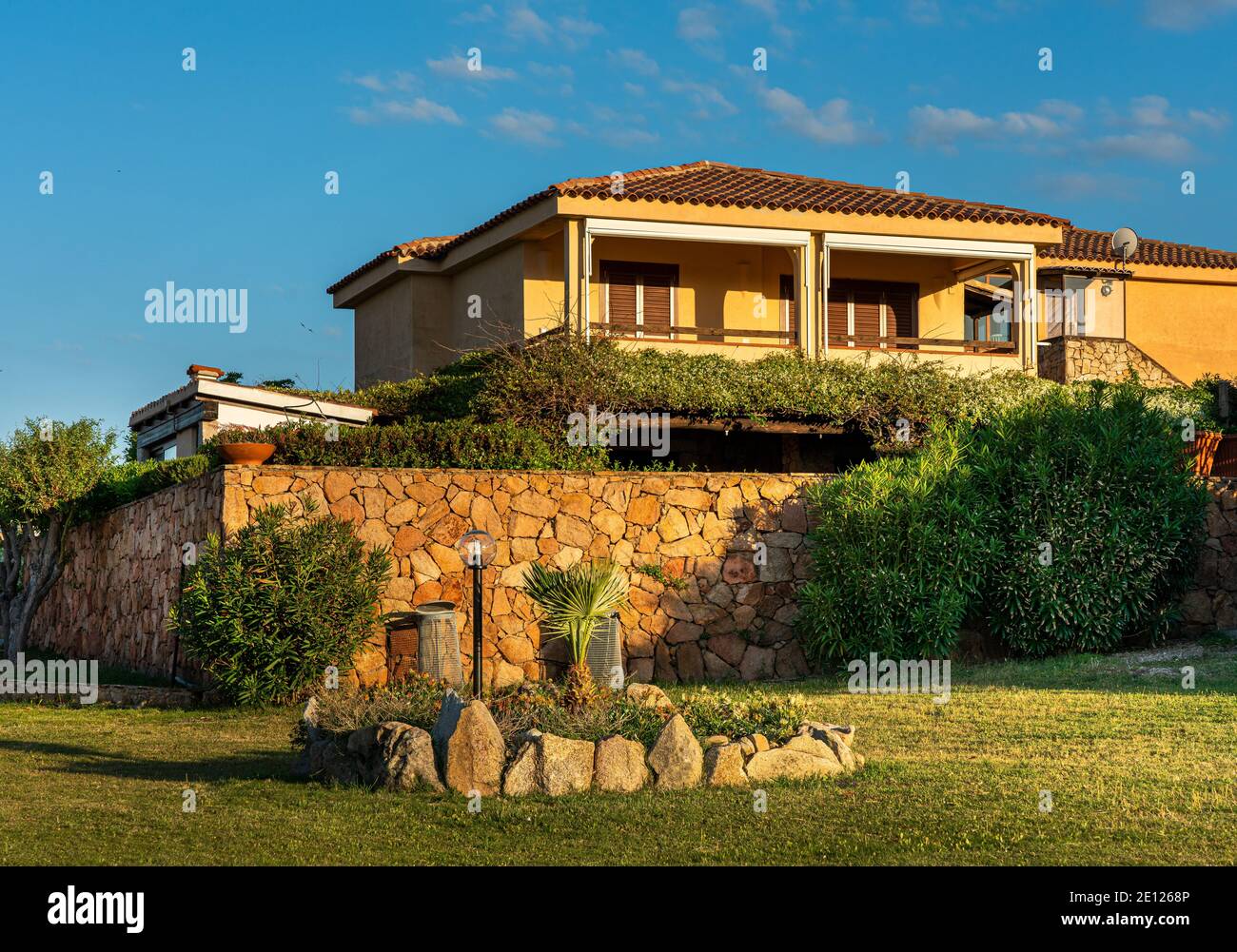 Ferienhaus In Sardinien Stockfoto