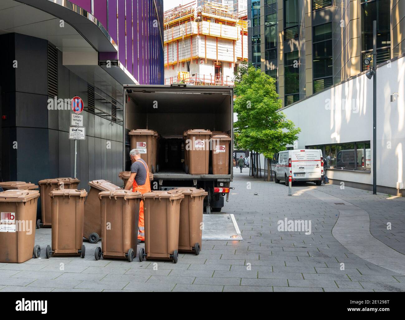 Sammlung Von Gefährlichen Abfällen Stockfoto