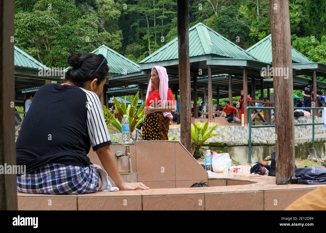 Poring Hot Springs Resort Stockfoto