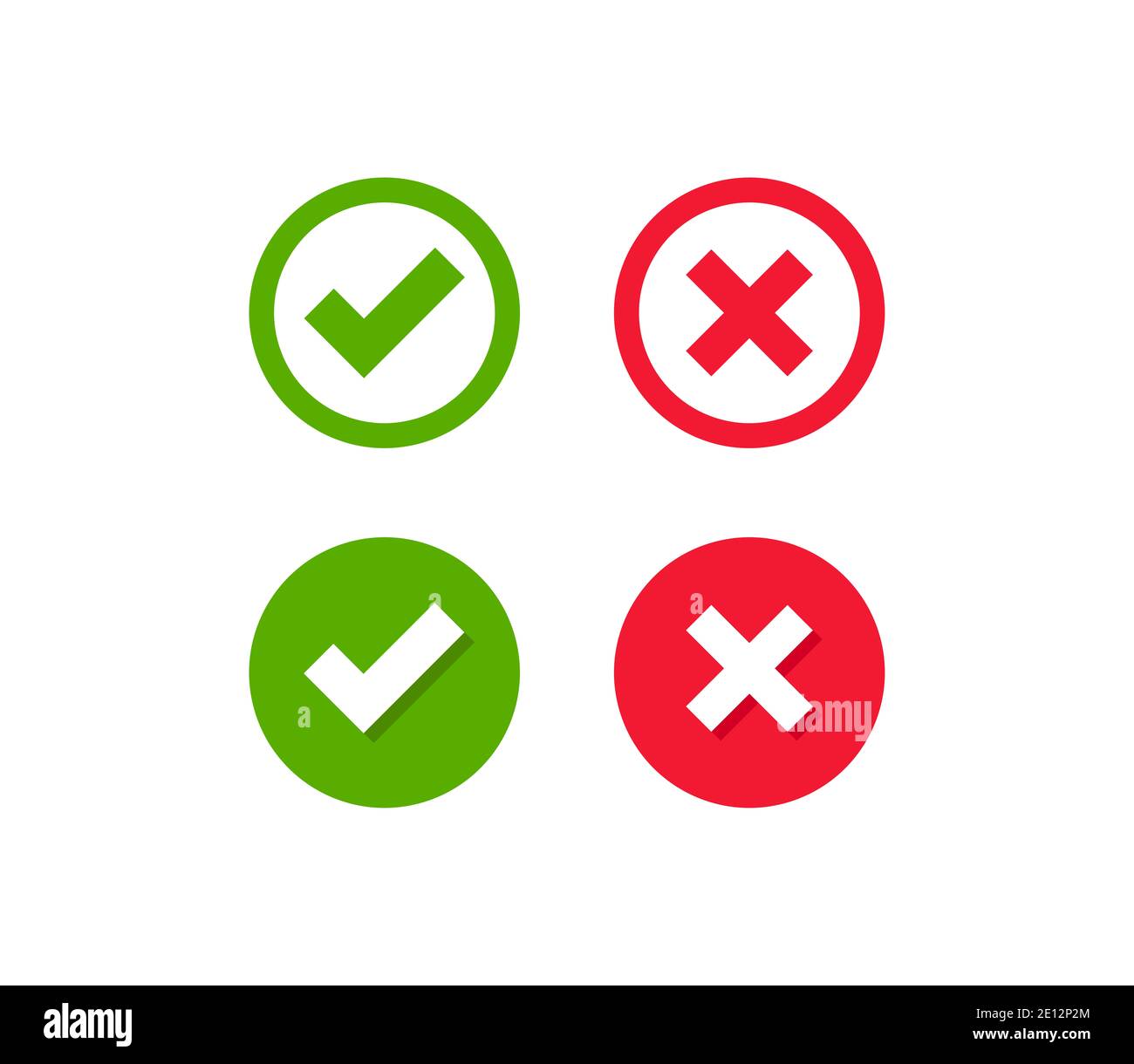 Symbol Für Kreuzmarkierung Symbol Vektorgrafik Stockfoto