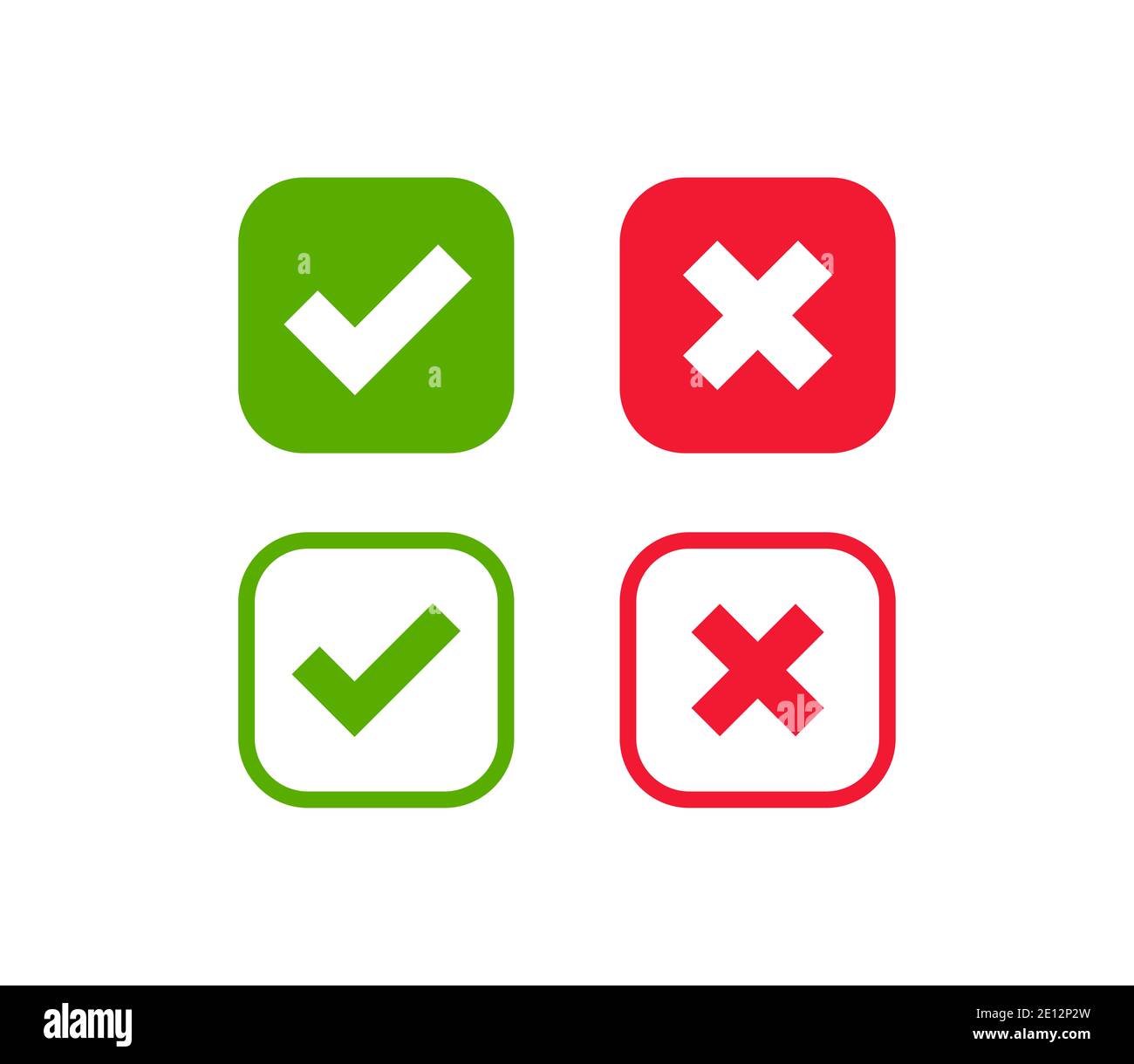 Symbol Für Kreuzmarkierung Symbol Vektorgrafik Stockfoto