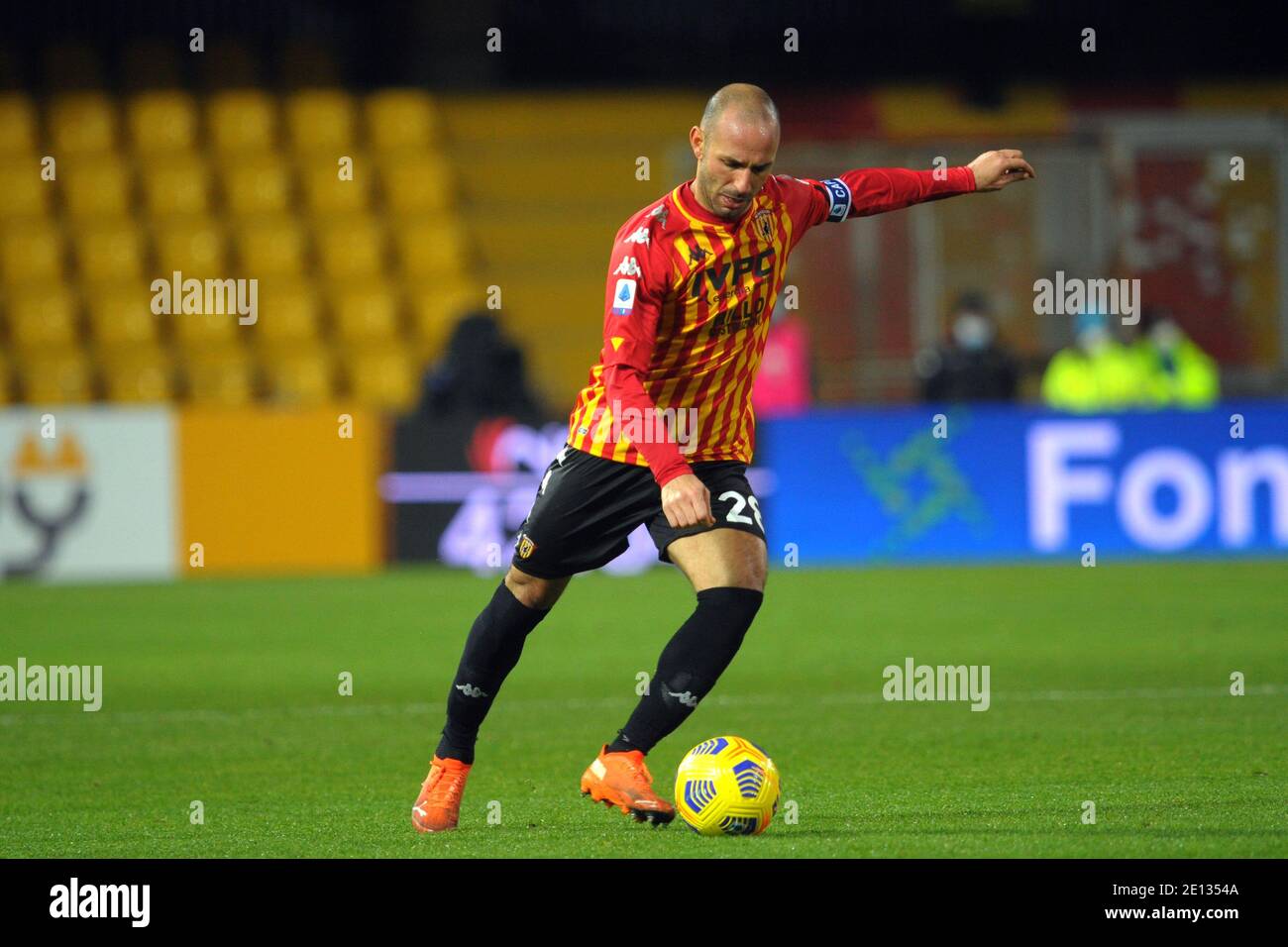 Benevento, Italien. Januar 2021. Pasquale Schiattarella (Benevento CALCIO ) während Benevento Calcio vs AC Mailand, Italienische Fußballserie EIN Spiel in benevento, Italien, Januar 03 2021 Kredit: Unabhängige Fotoagentur/Alamy Live Nachrichten Stockfoto