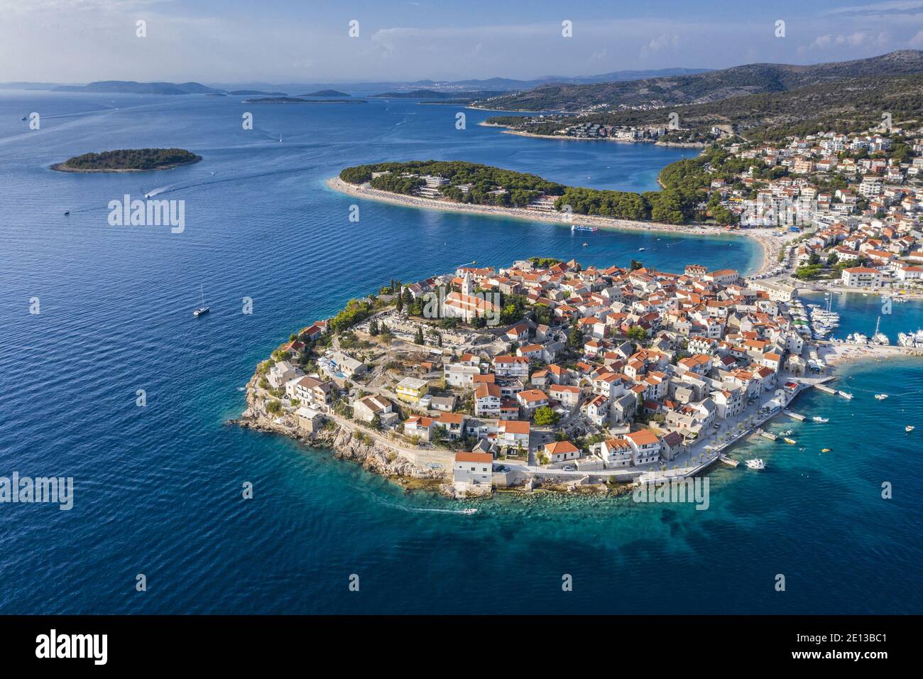Primošten Kroatien Stockfoto