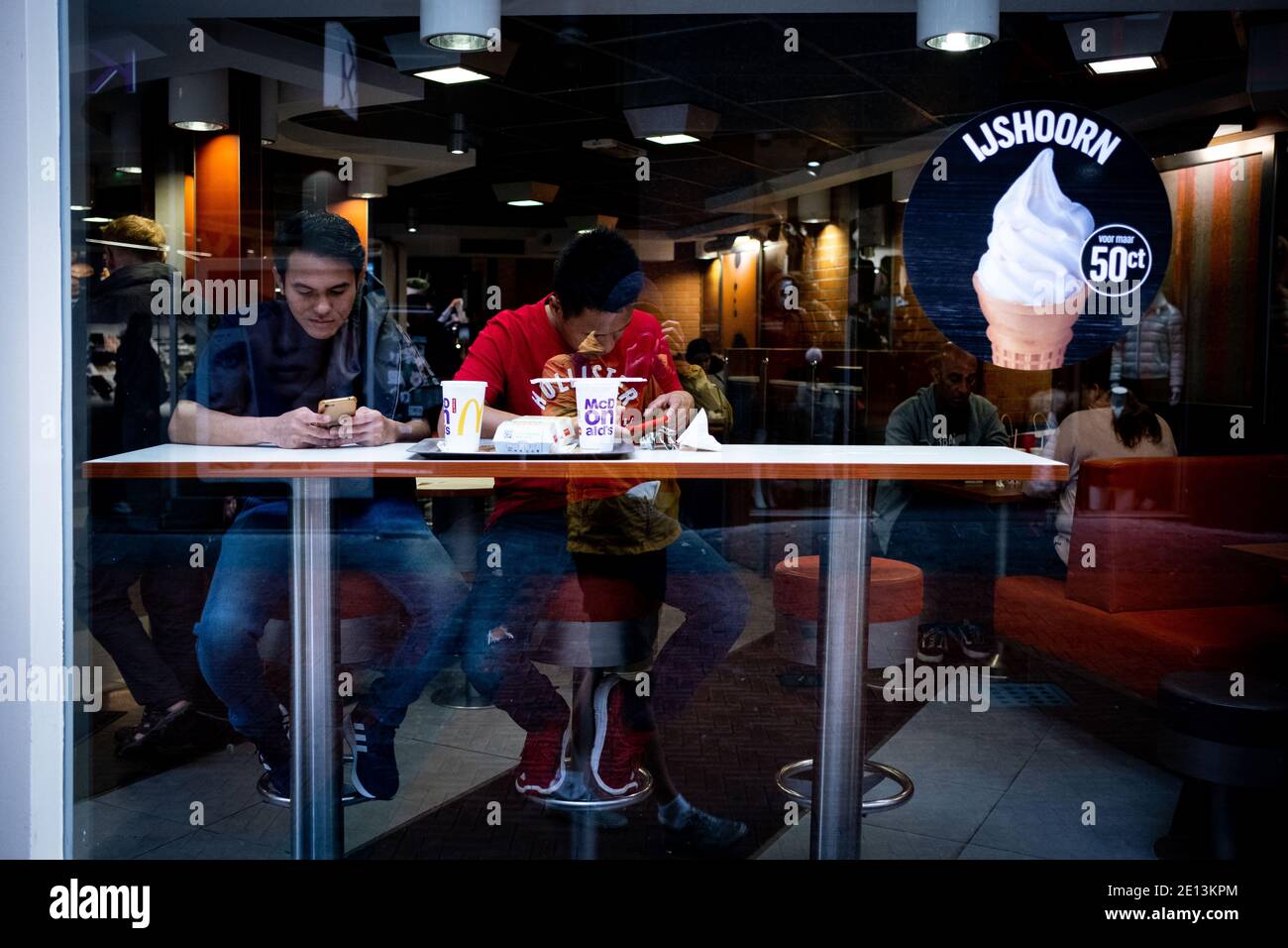 Alltag in den Niederlanden. Photographie de Martin Bertrand / Hans Lucas. Vie quotidienne aux Pays-Bas. Fotografien von Martin Bertrand / Hans L. Stockfoto