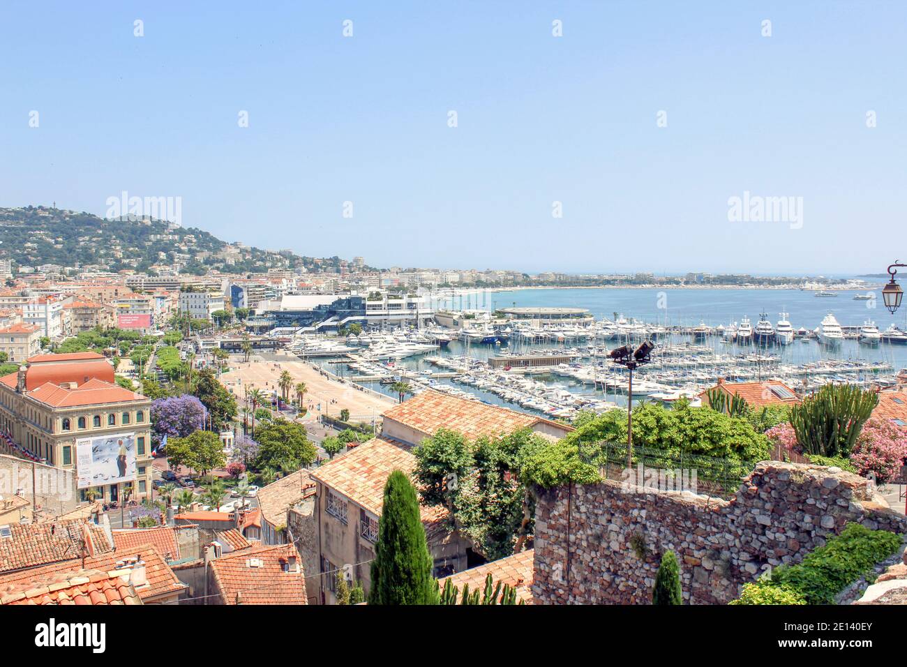 Landschaft von Cannes Stockfoto
