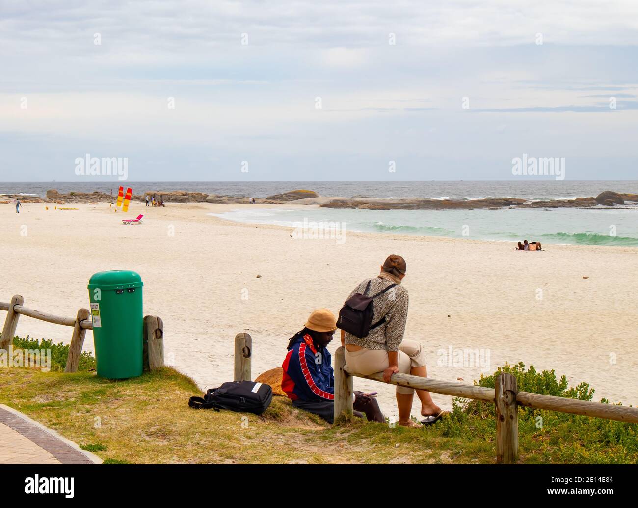 Camps Bay - Kapstadt, Südafrika - 23/11/2020 Stockfoto