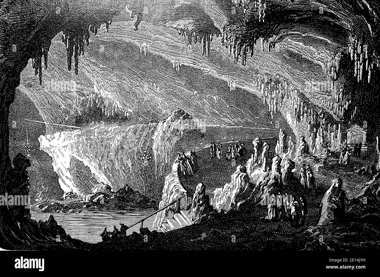 Stalakmit Stalaktit Schwarzweiss Stockfotos Und Bilder Alamy