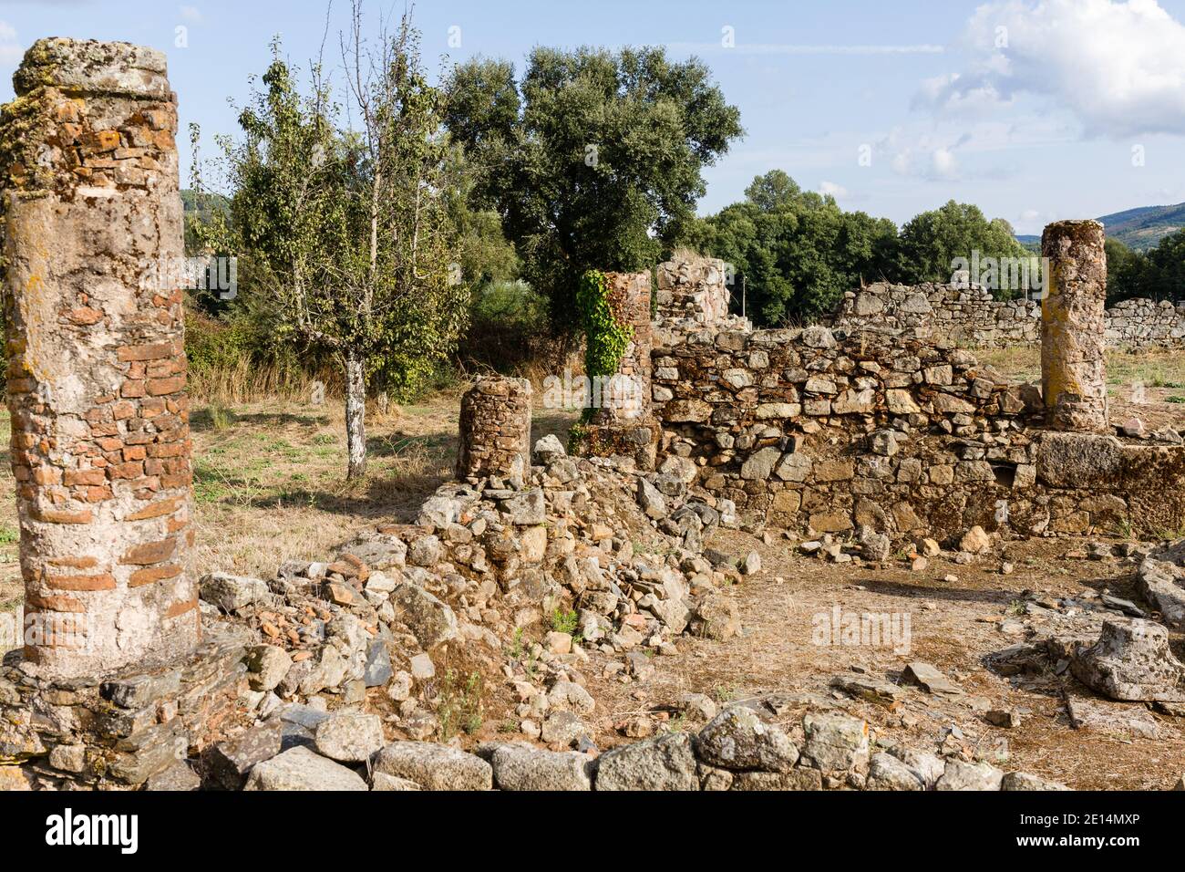 Alte römische Stadt Ammaia, Alentejo, Portugal Stockfoto