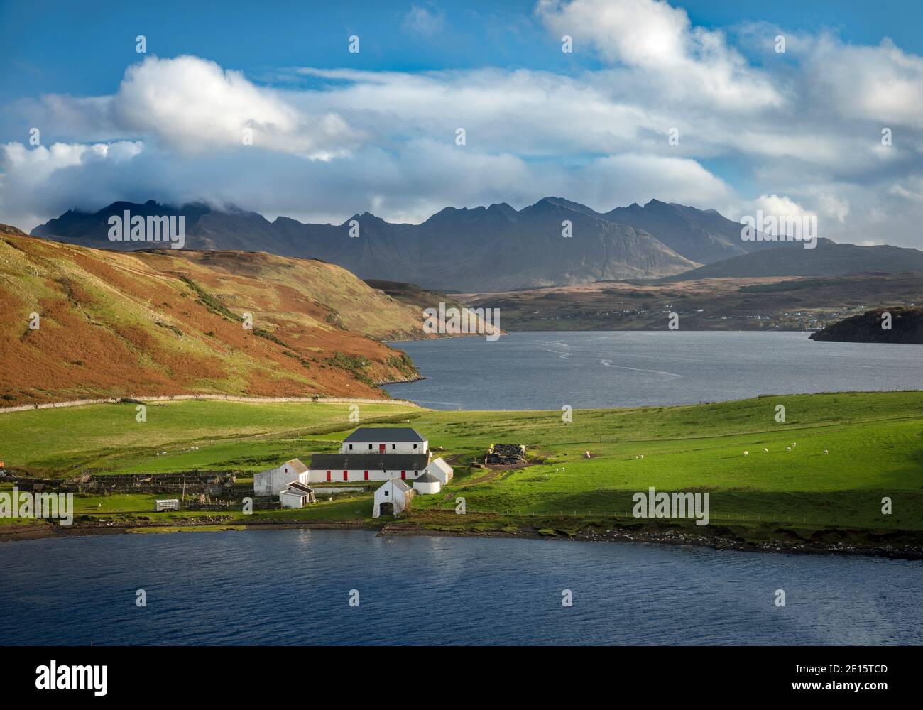 Isle of Lewis and Harris, Schottland - Farm und Croft Stockfoto
