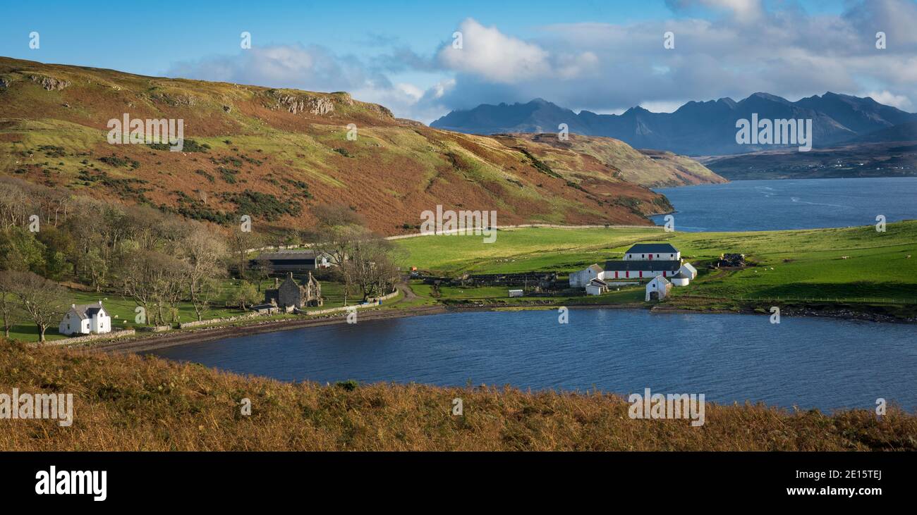 Isle of Lewis and Harris, Schottland - Farm und Croft Stockfoto