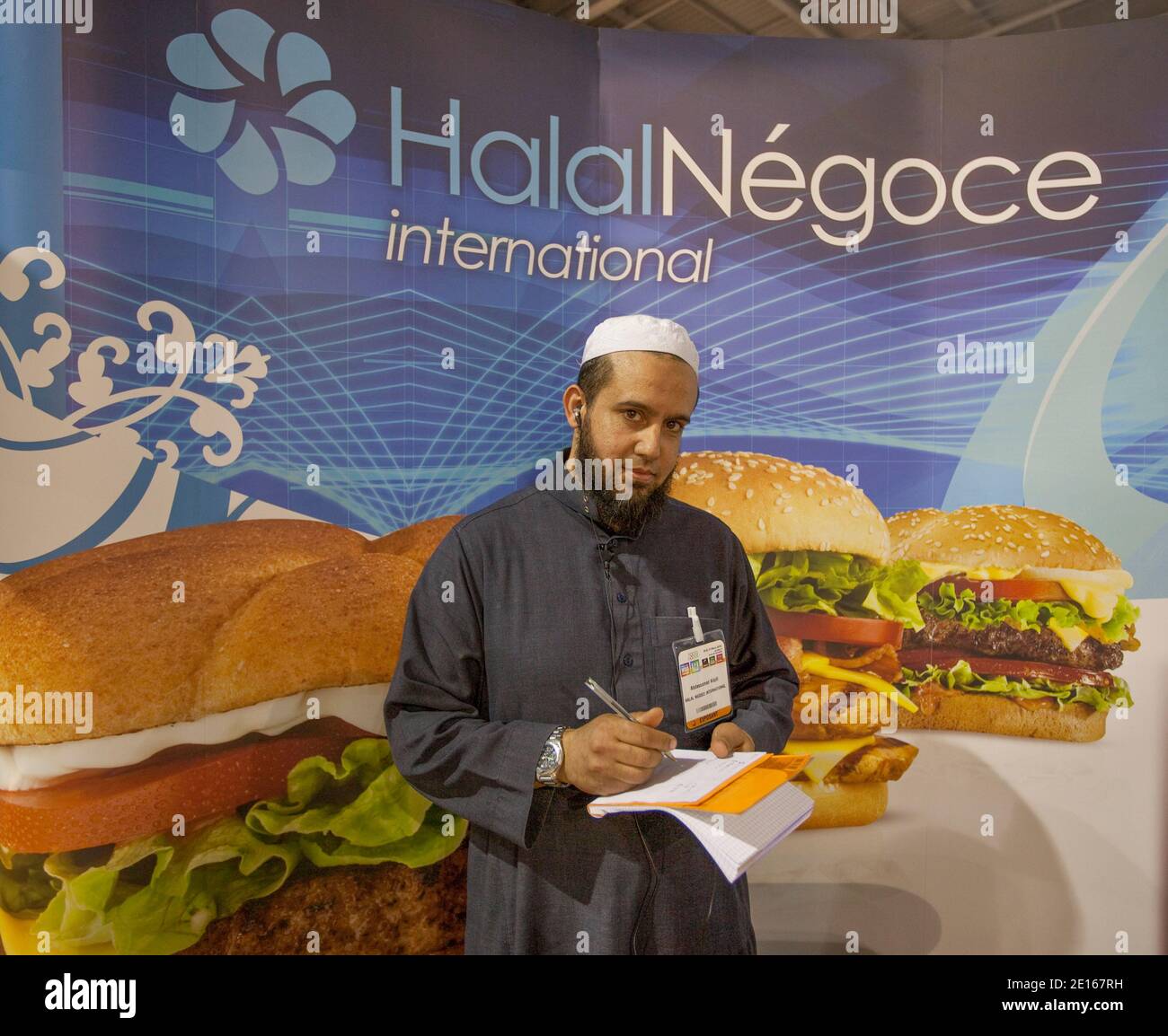HALAL EXPO, HALAL FOOD, PARIS Stockfoto