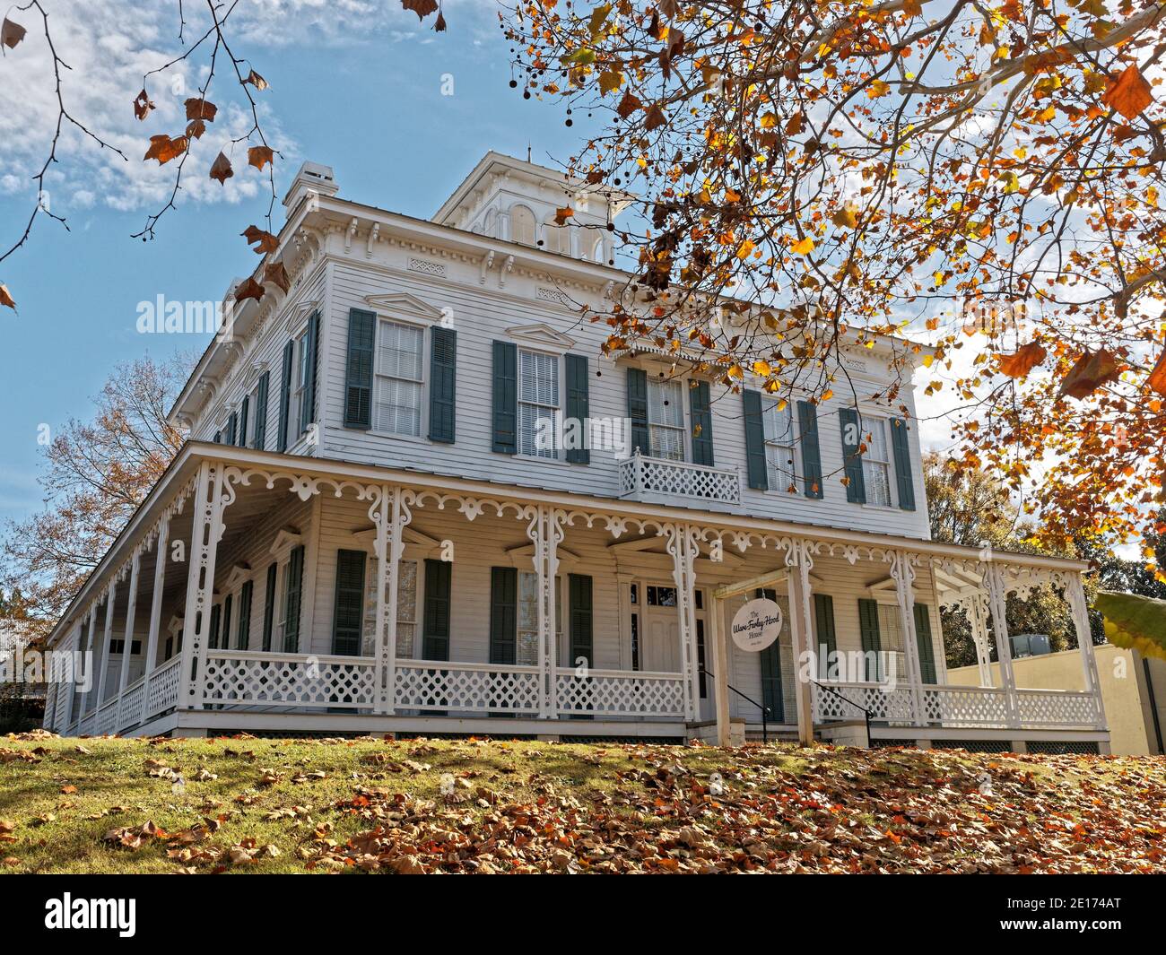 Ware - Farley - Hood House erbaut im Jahre 1850 Italianate Stil Architektur Event Center in Montgomery Alabama, USA. Stockfoto